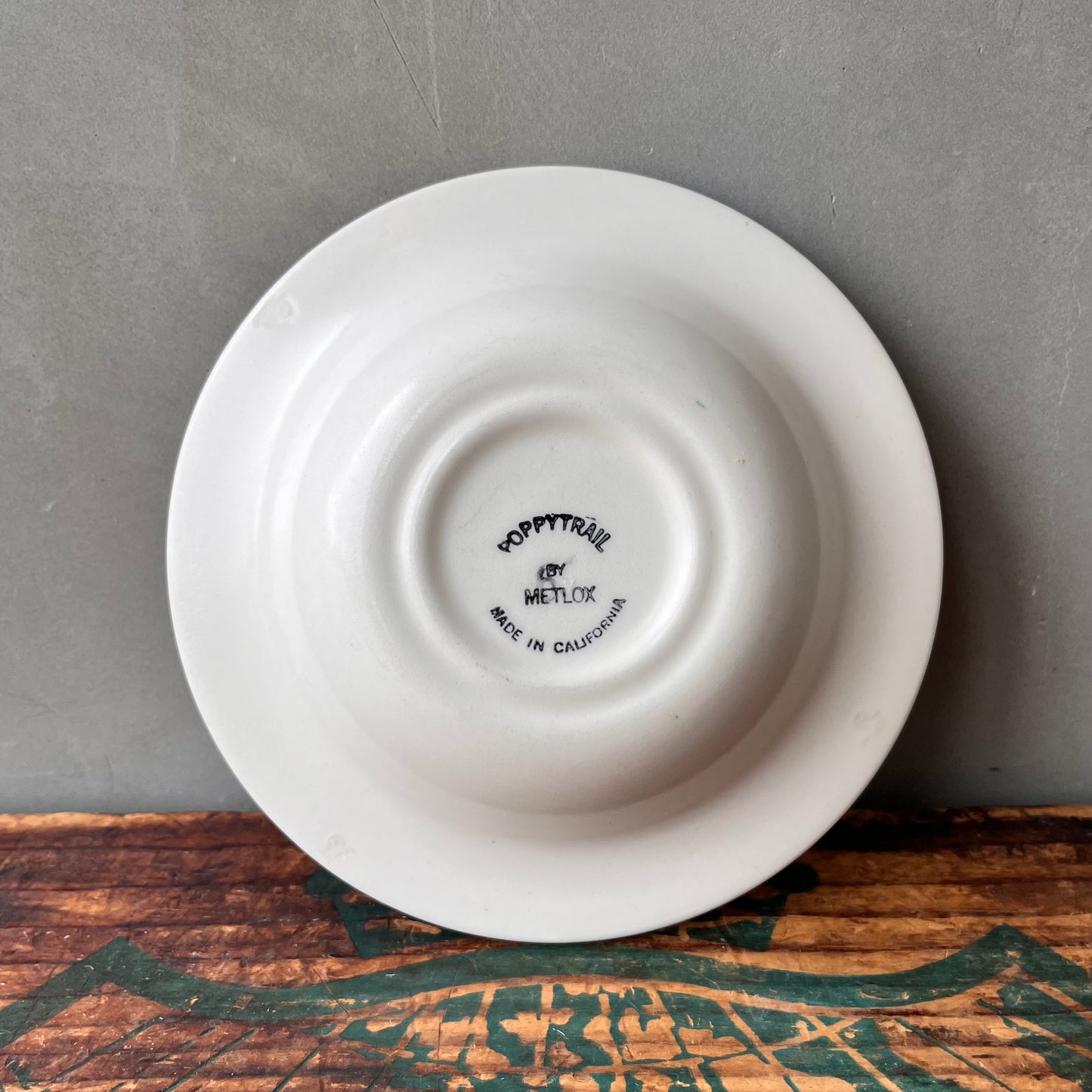 【USA vintage】Metlox Poppytrail California ROOSTER Small Plate