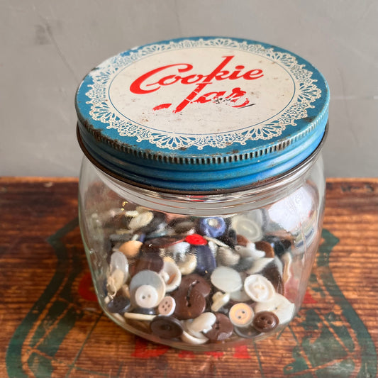 【USA vintage】Hazel Atlas Canister “Cookies Jar”