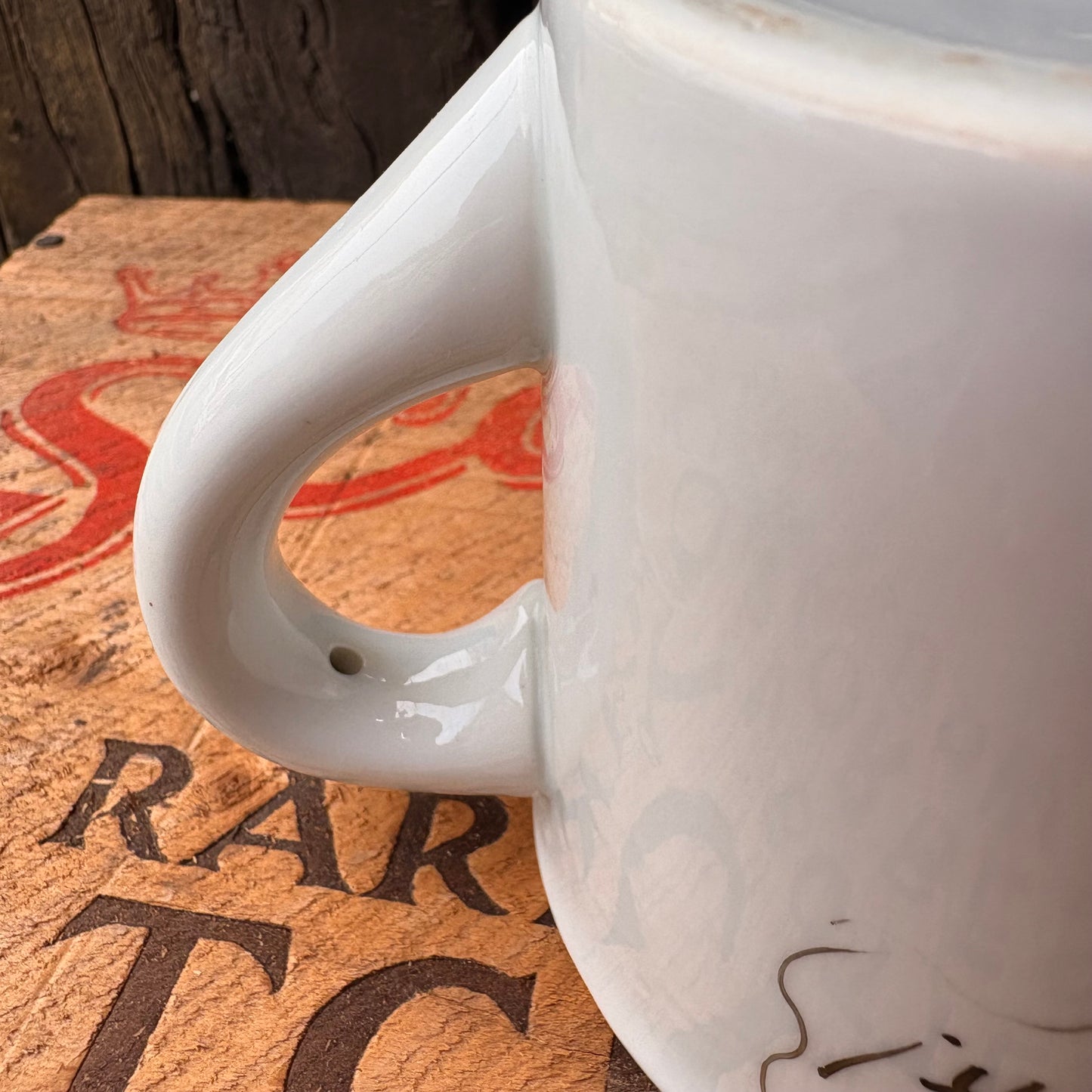 【USA vintage】 hand paint SNOOPY mugcup