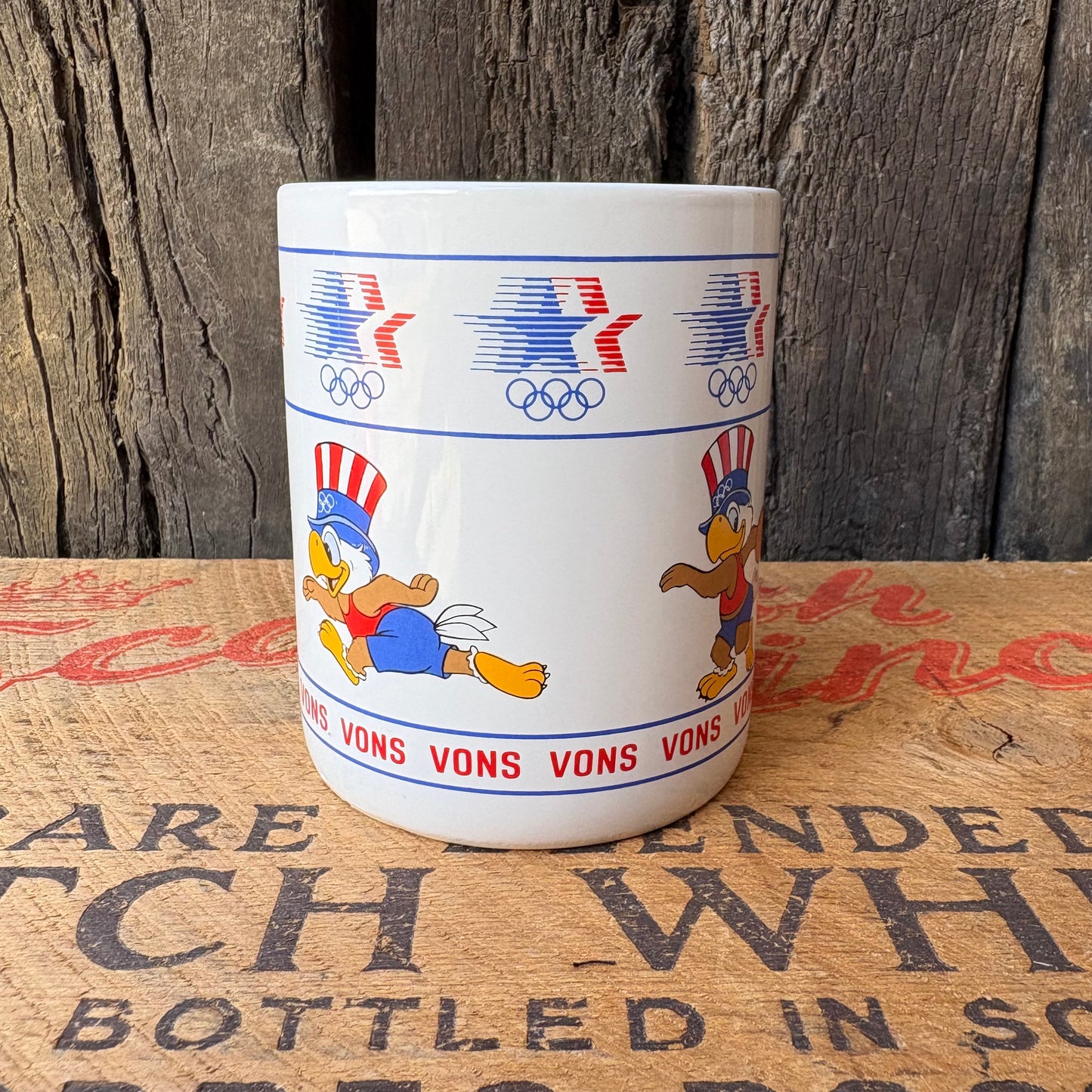 【1980s USA vintage】Papel Sam the Olympic Eagle Mug