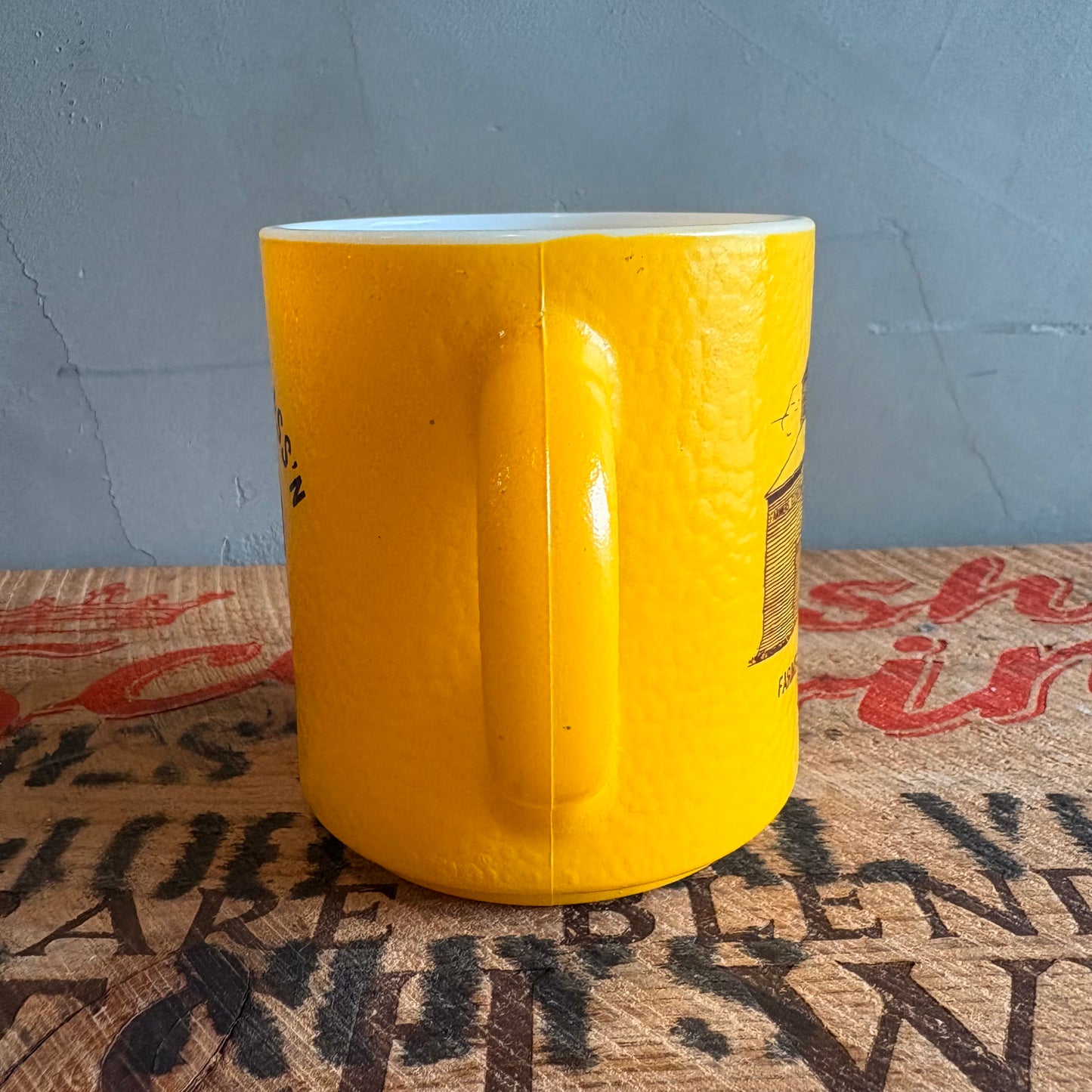 【1970s USA vintage】Hazel-Atlas CO-OP advertising mug