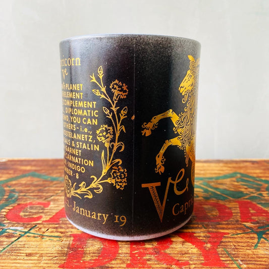 【1960s- USA vintage】FEDERAL ZODIAC mug