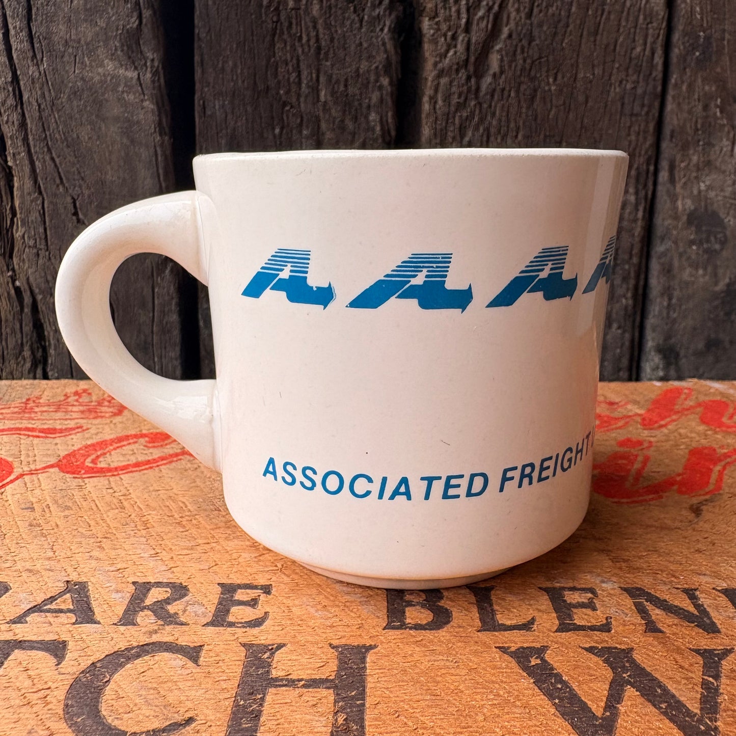 【USA vintage】ASSOCIATED FREIGHT LINES Advertising Mug