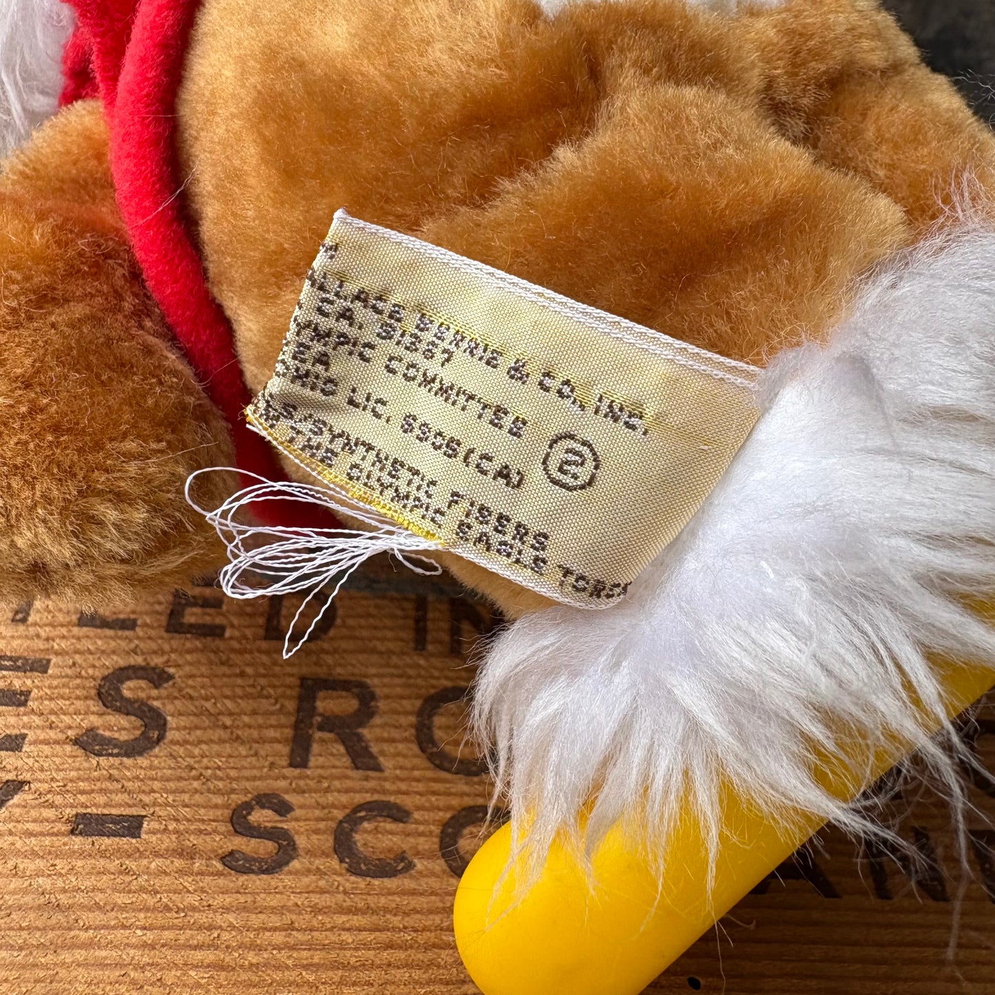 【1980s USA vintage】 LA Olympic “Eagle Sam” Plush Doll