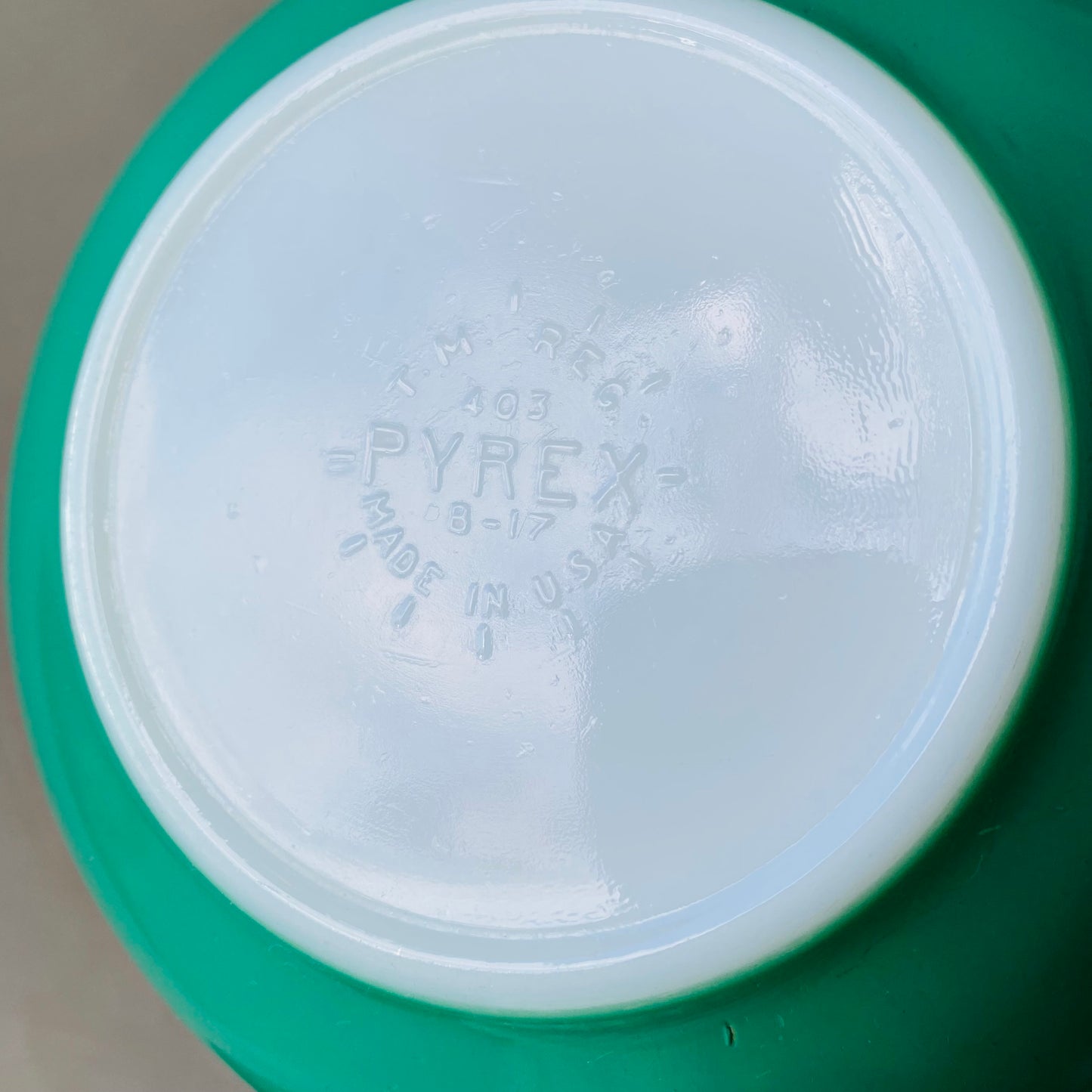 【1940s- USA vintage】PYREX MIXING BOWL グリーン