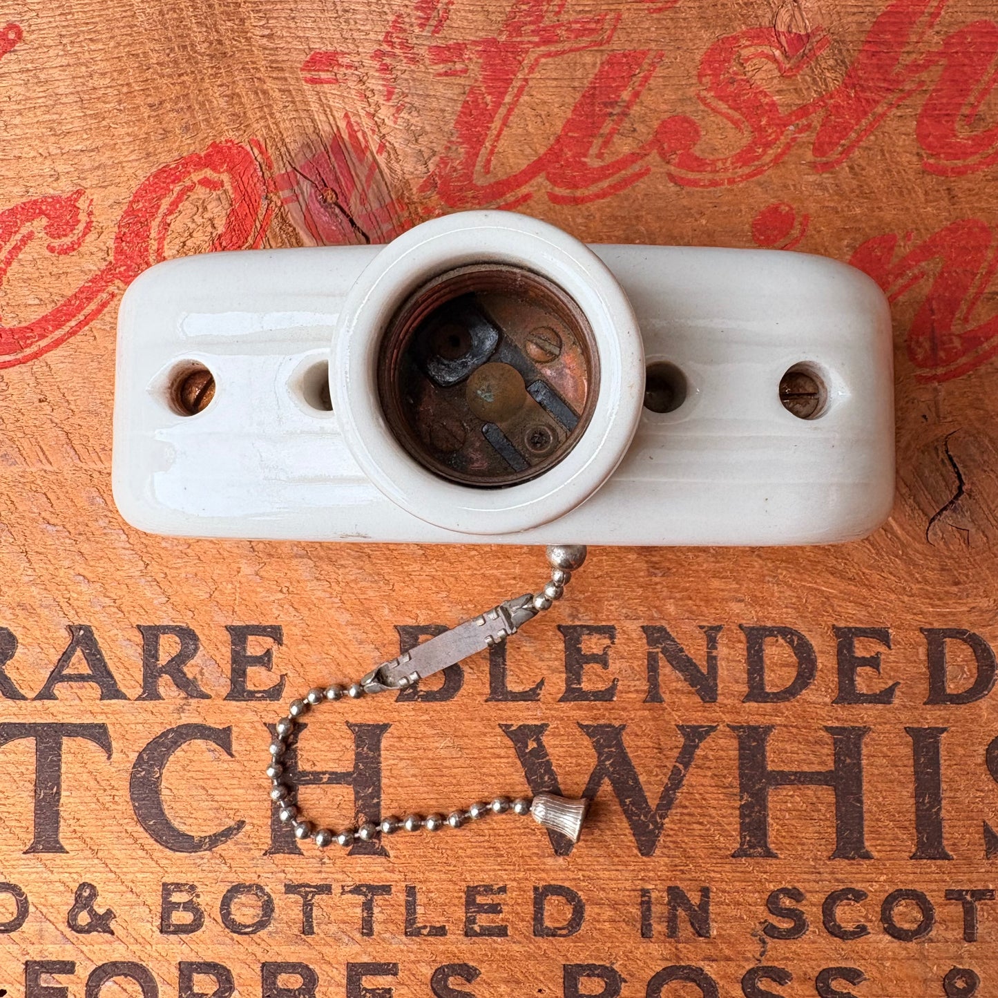【1920s USA vintage】PP-Inc. wall/ceiling light Receptacle