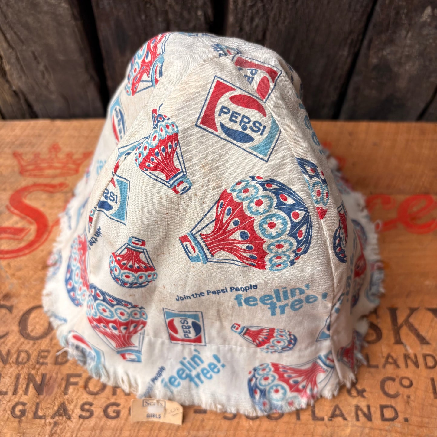 【1970s vintage】Pepsi “Feelin’ Free!” hat Sears GIRLS