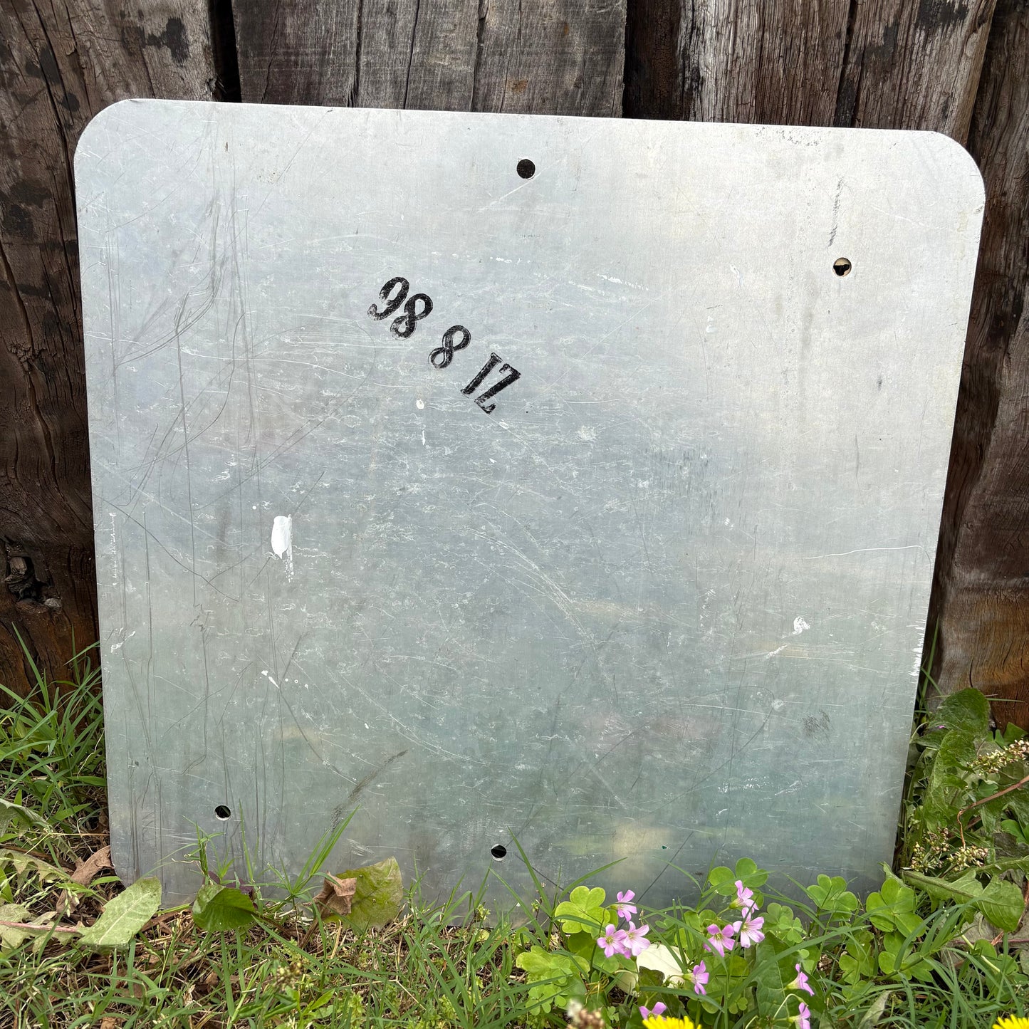 【1970s-1990s USA vintage】NO DUMPING Metal Road Sign