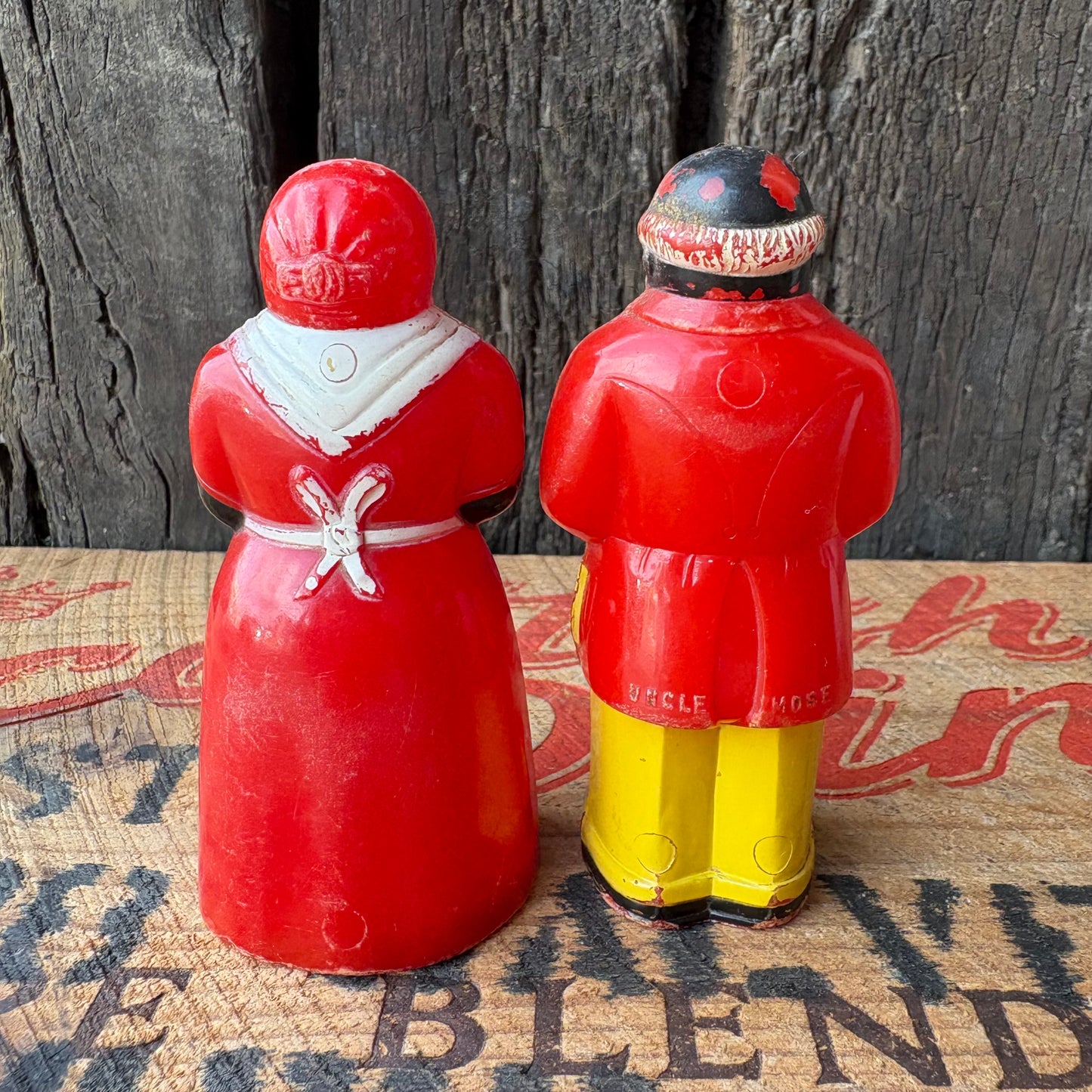 【1950s USA vintage】Aunt Jemima & Mose Salt & Pepper