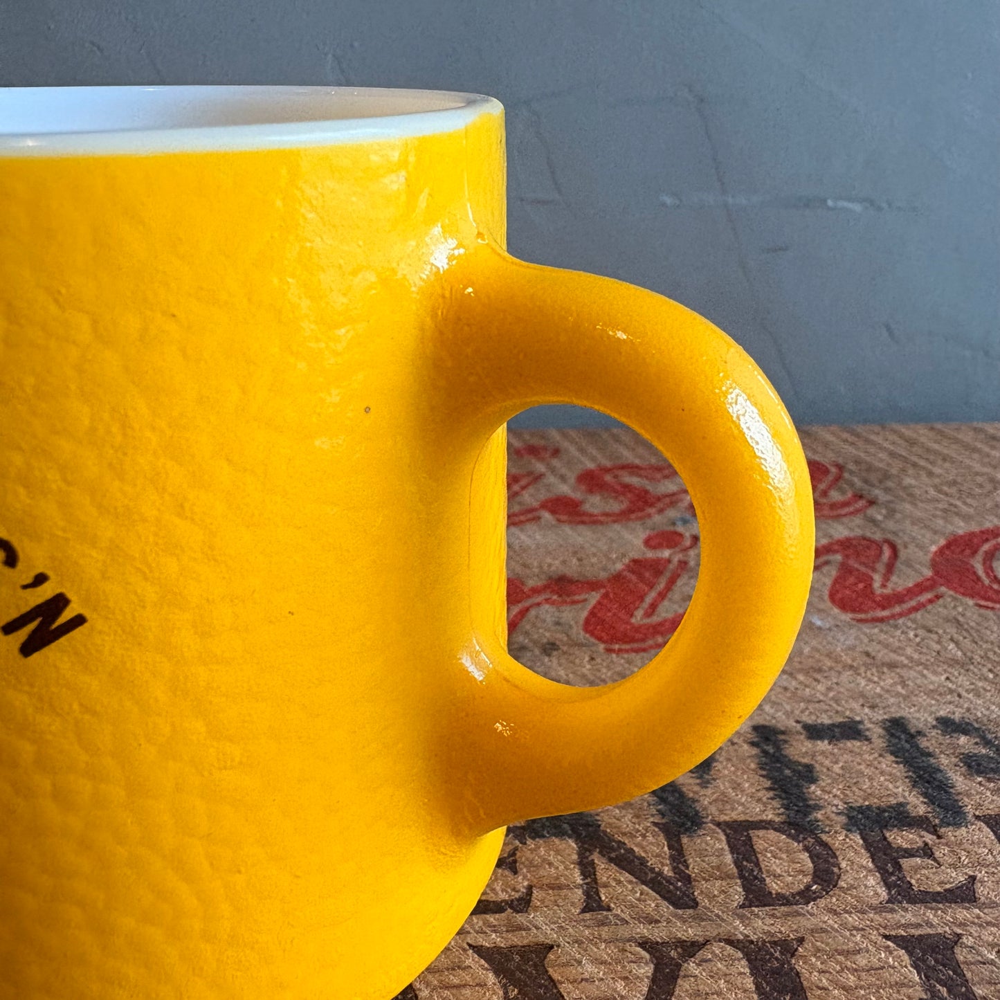 【1970s USA vintage】Hazel-Atlas CO-OP advertising mug