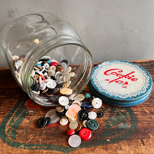 【USA vintage】Hazel Atlas Canister “Cookies Jar”