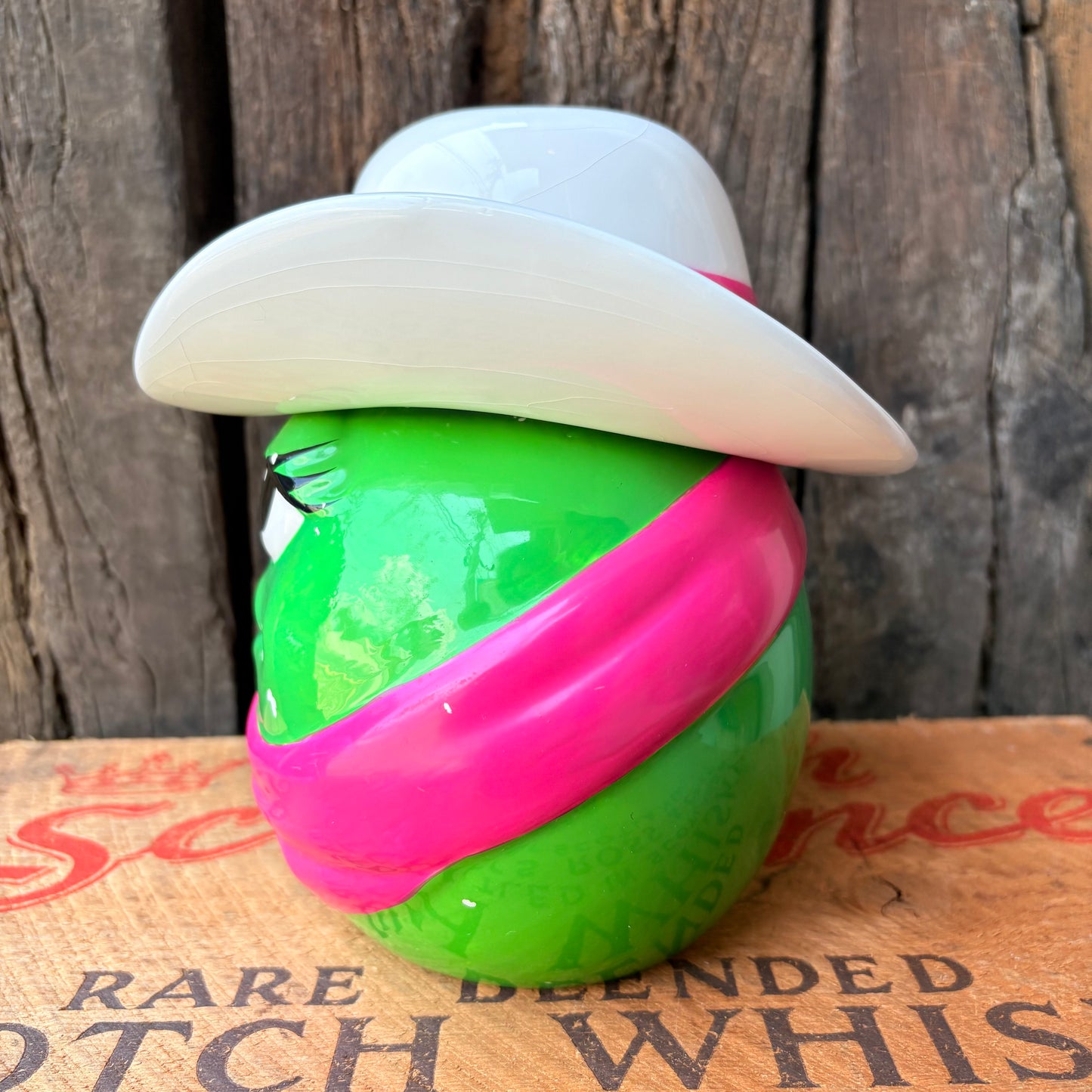 【2000s USA】 m&m’s Green Girl Ceramic Cookie Jar