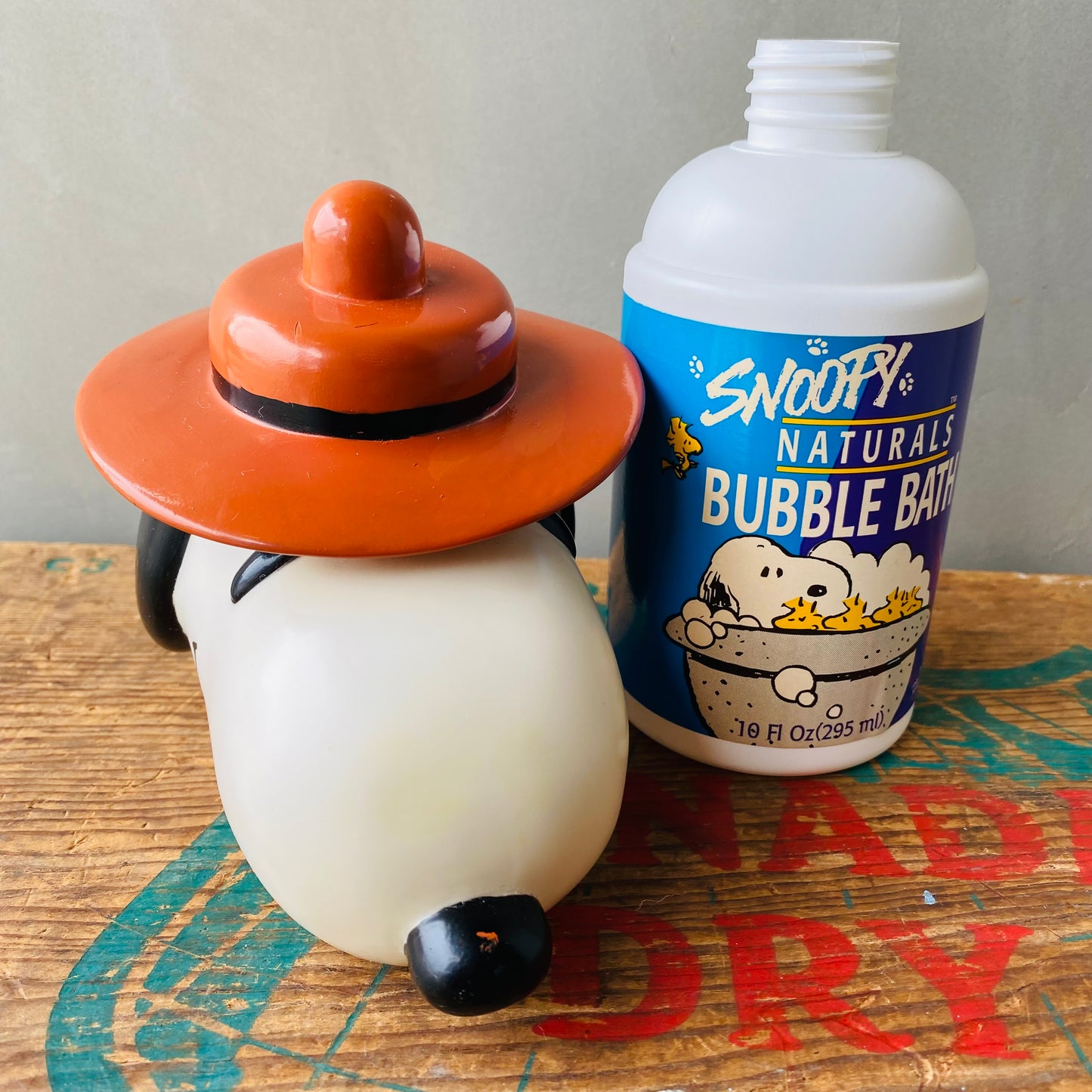 【USA vintage】SNOOPY BUBBLE BATH BOTTLE ①