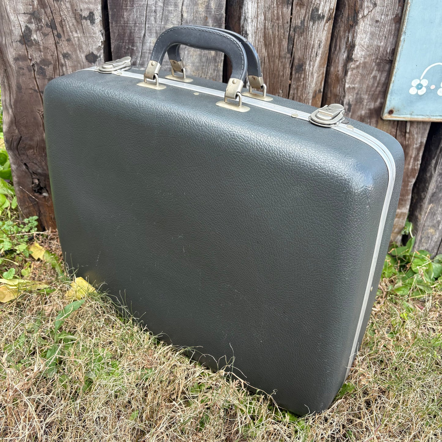 【1950s60s USA vintage】MONARCH Hard Suitcase