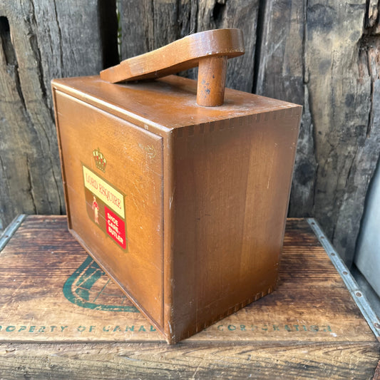 【50s USA vintage】LORD ESQURE Shoe shine box