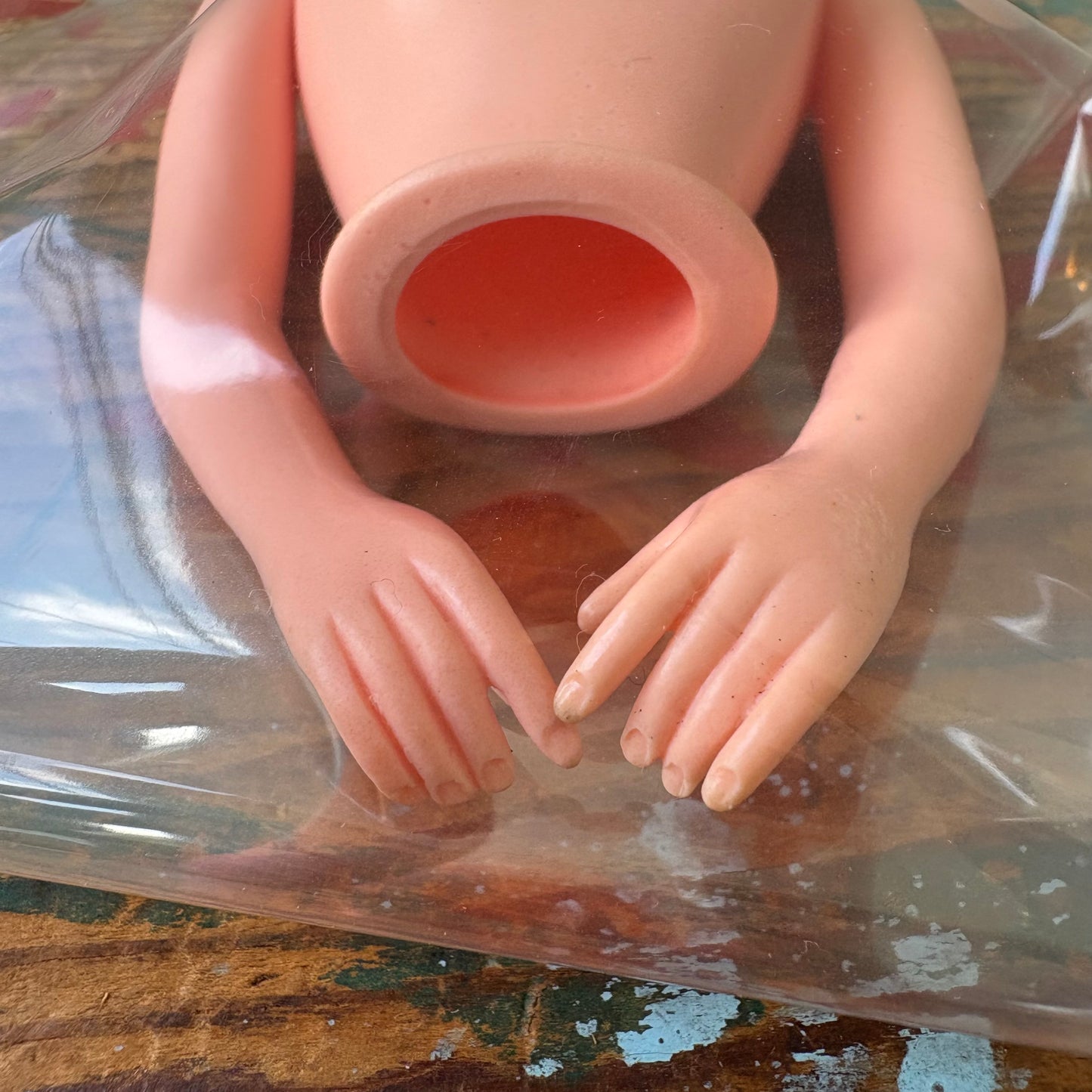 【1970s-1980s vintage】doll parts body doll