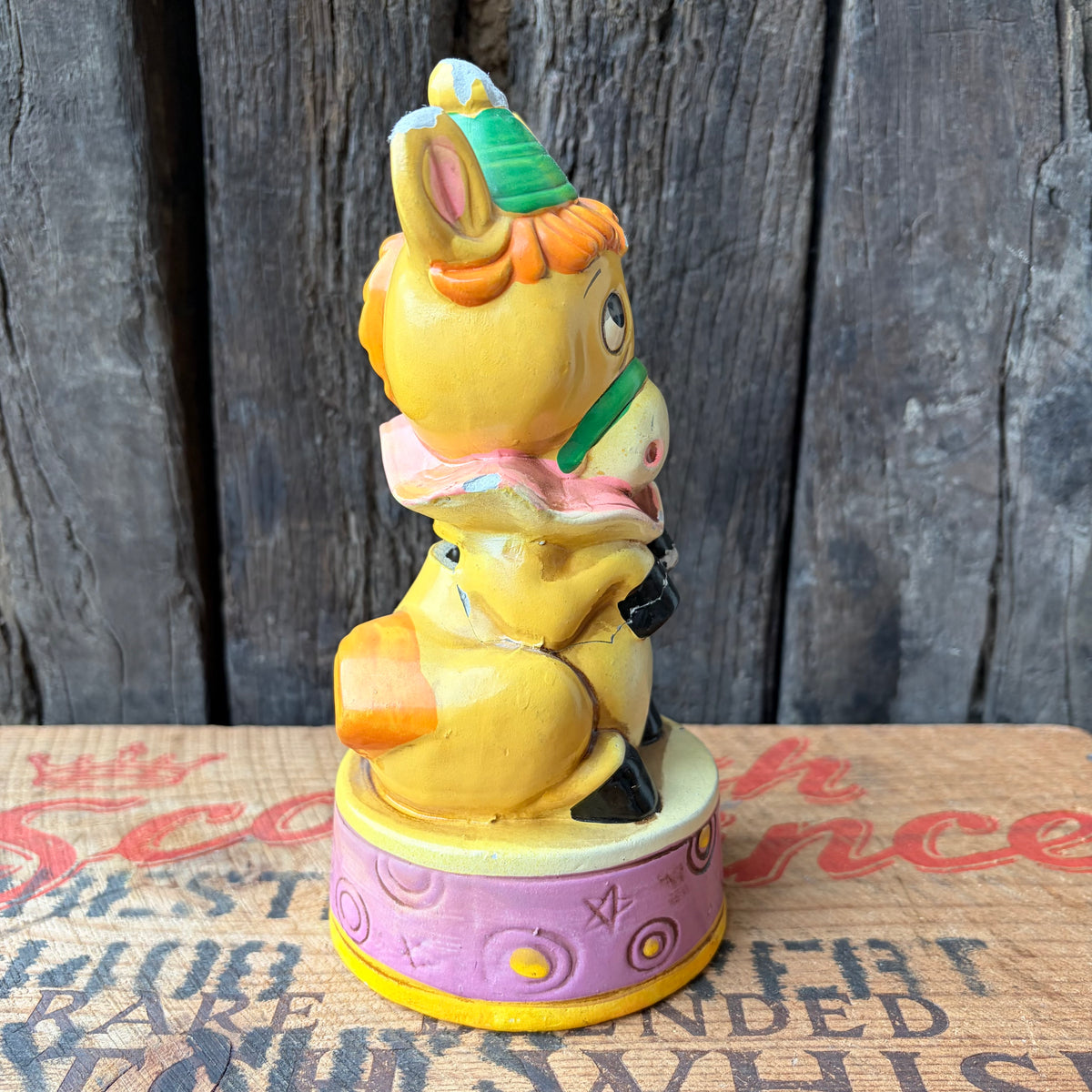【Japan vintage】Circus Donkey Figurine