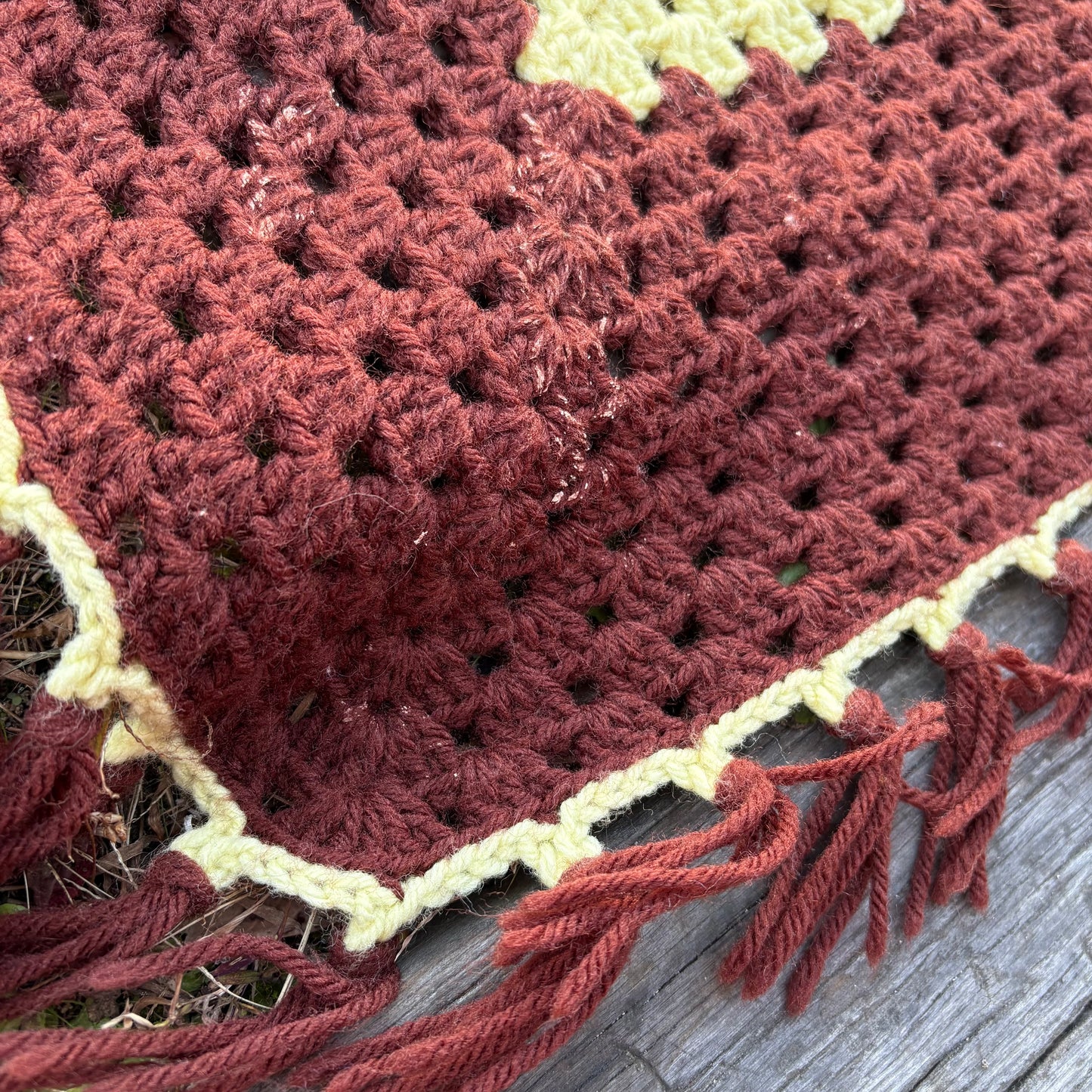 【USA vintage】granny blanket