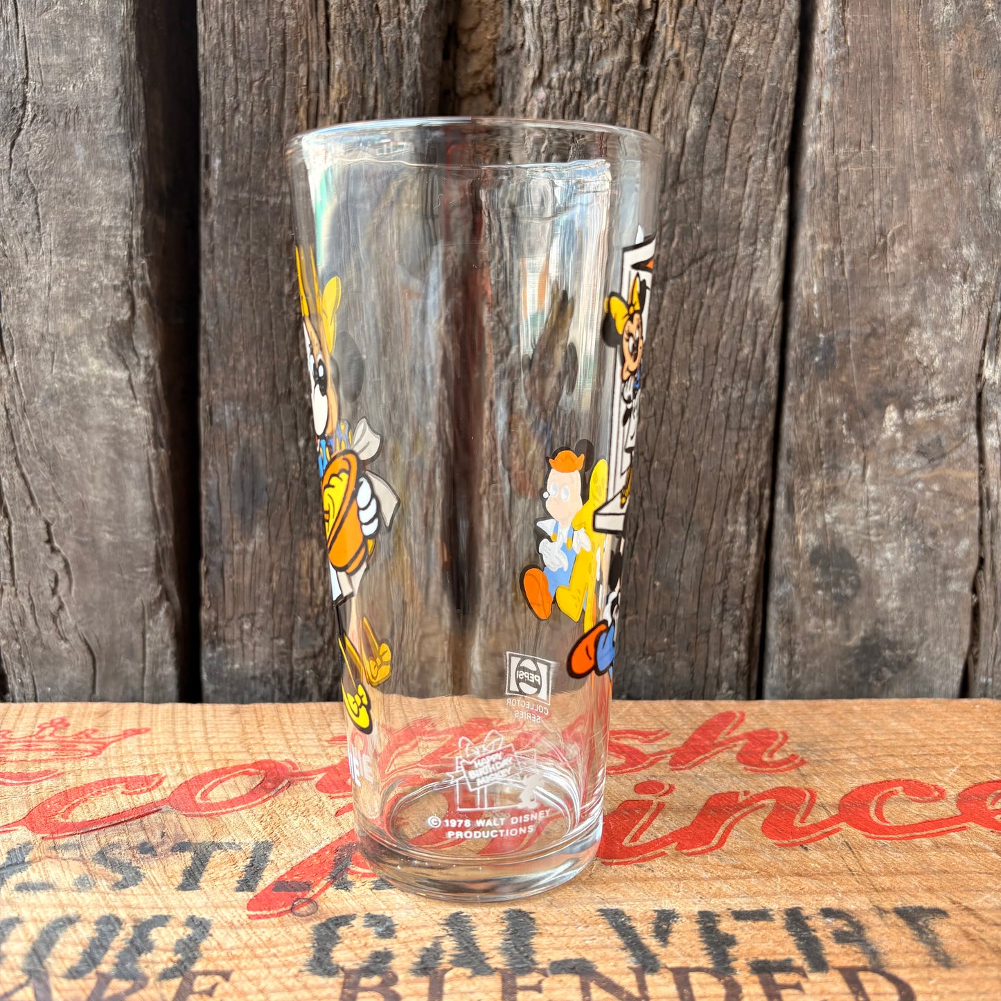 【1970s USA vintage】PEPSI Collector Series Disney Minnie Glass
