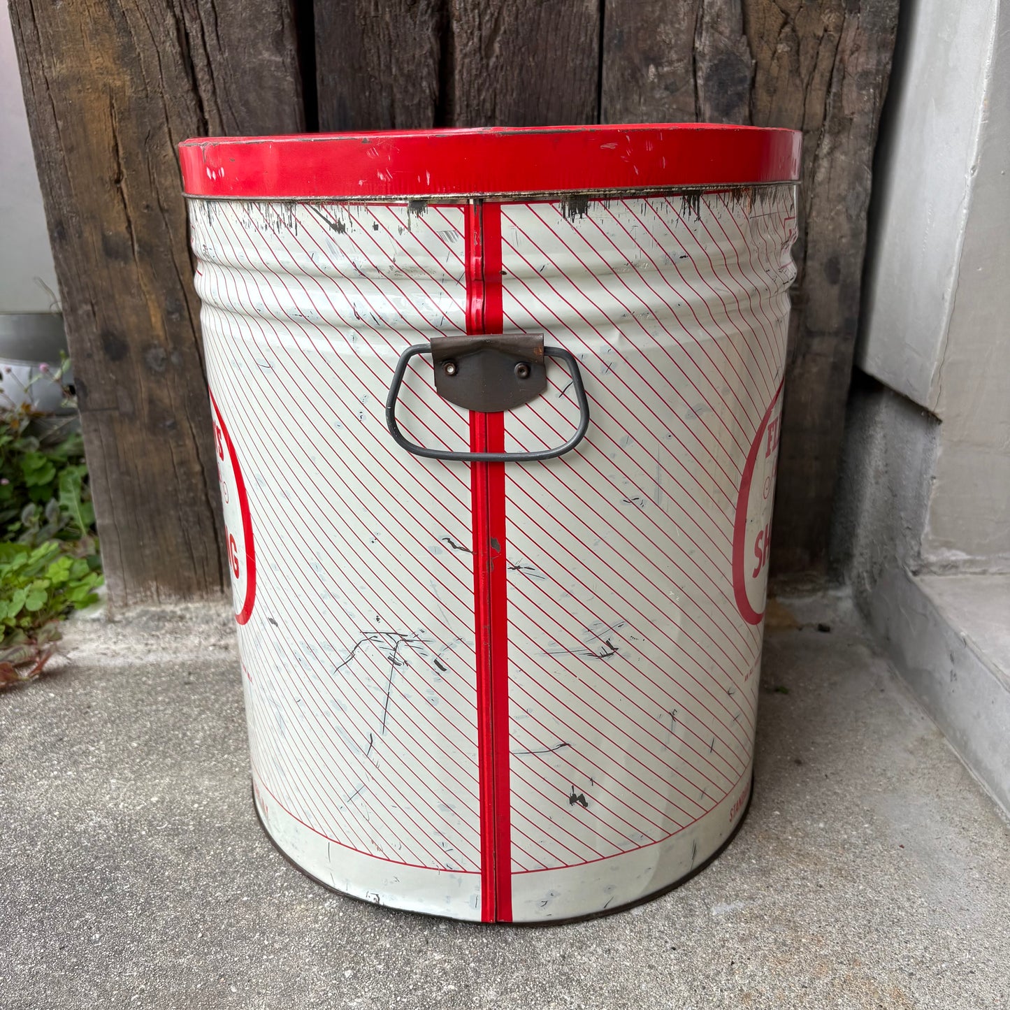 【1940s-1960s USA vintage】FLEISCHMANN’S SHORTENING Tin Can