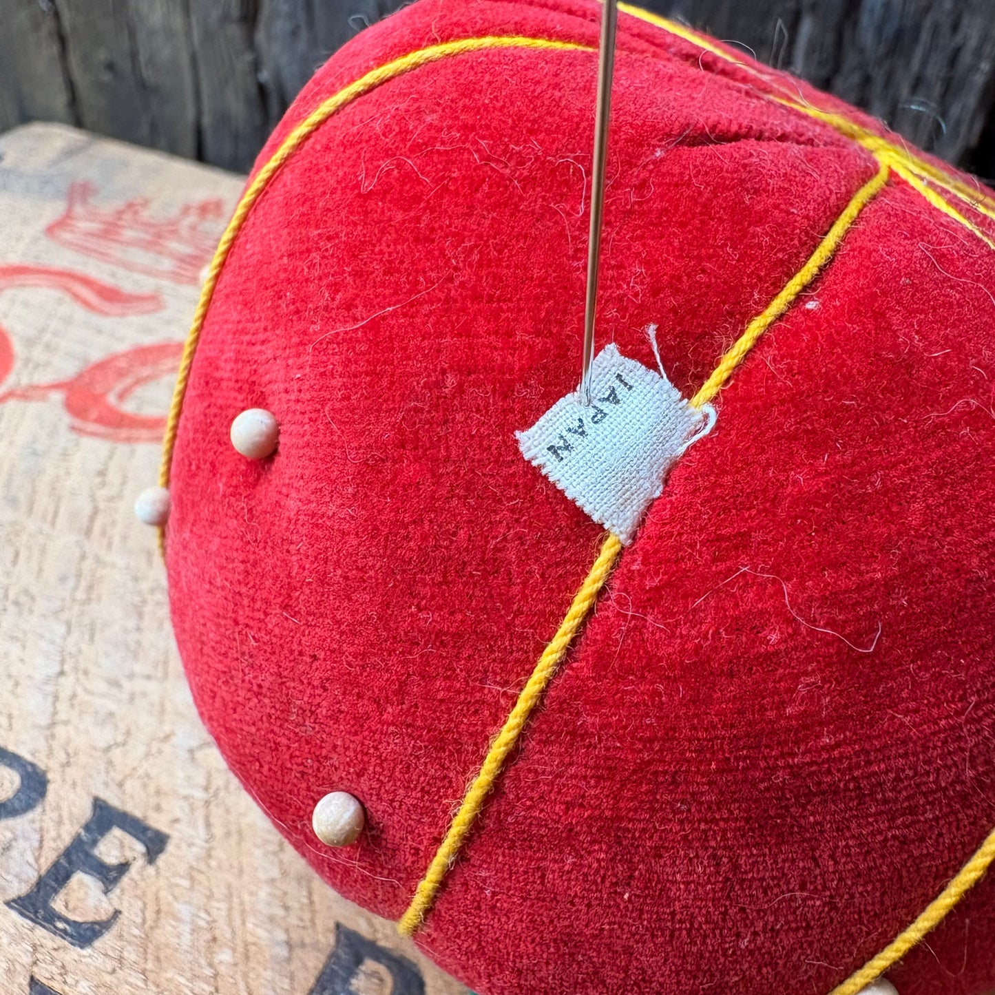 【1970s JAPAN Vintage】 Tomato Pincushion