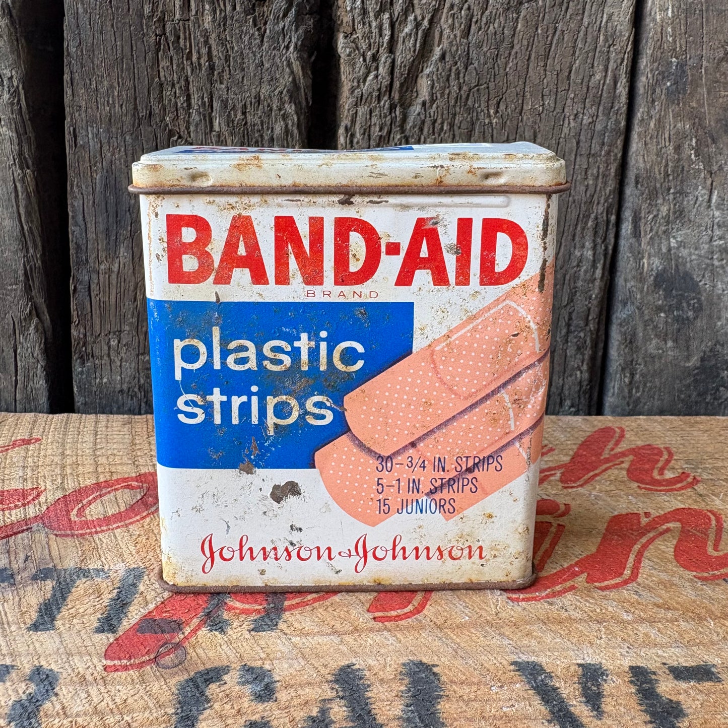 【1960s USA vintage】BAND-AID Tin Can