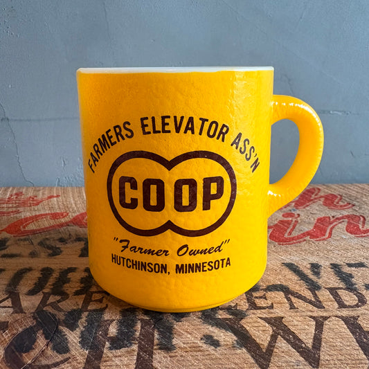 【1970s USA vintage】Hazel-Atlas CO-OP advertising mug