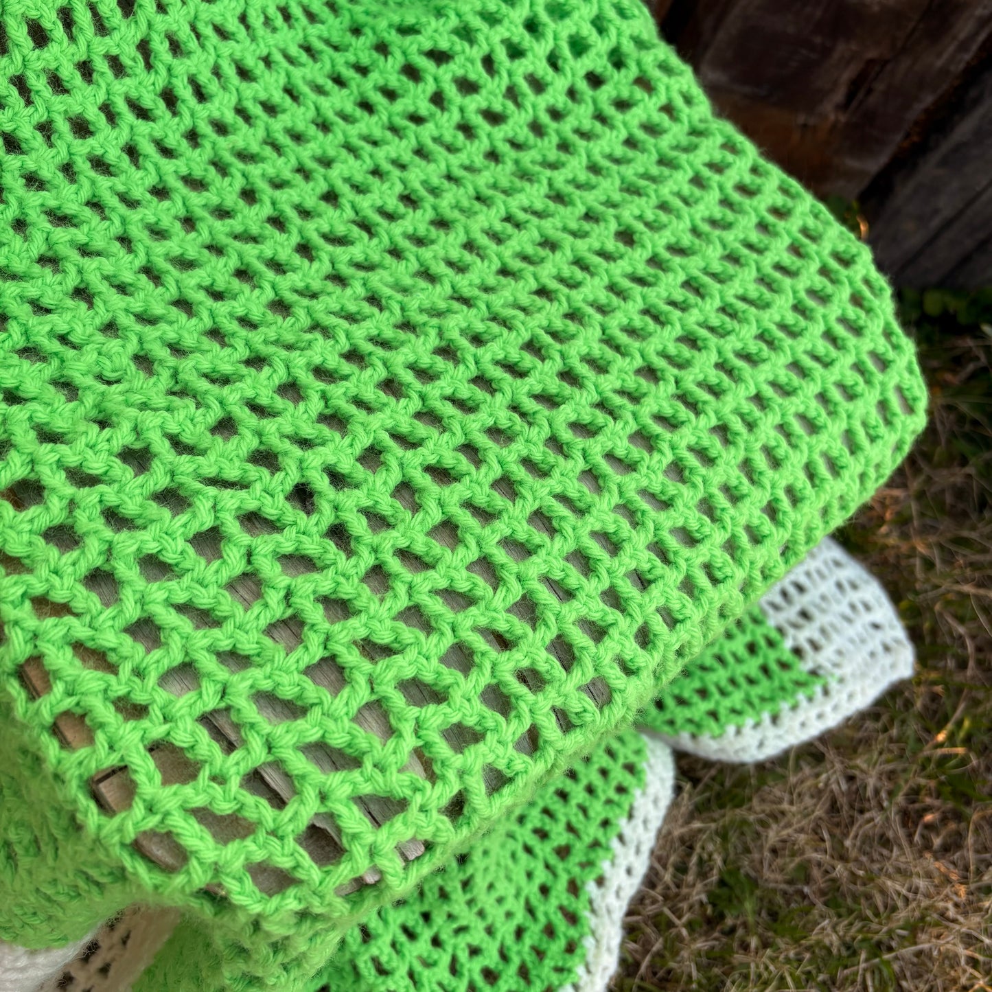 【USA vintage】granny blanket