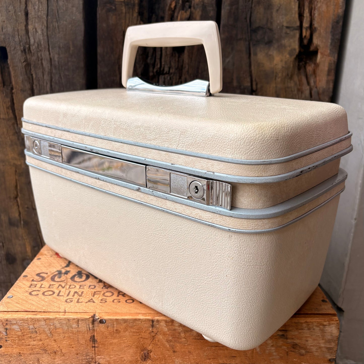 【1960s USA vintage】Samsonite Train Case
