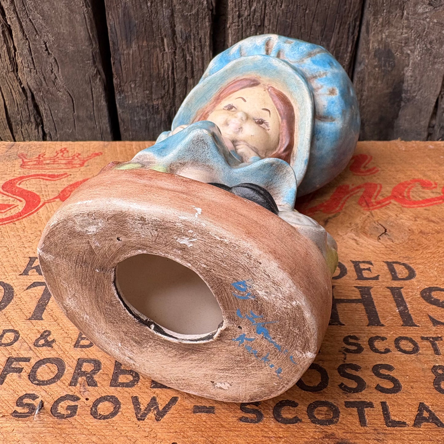 【1970s USA vintage】Sunbonnet Sue Ceramic Figurine