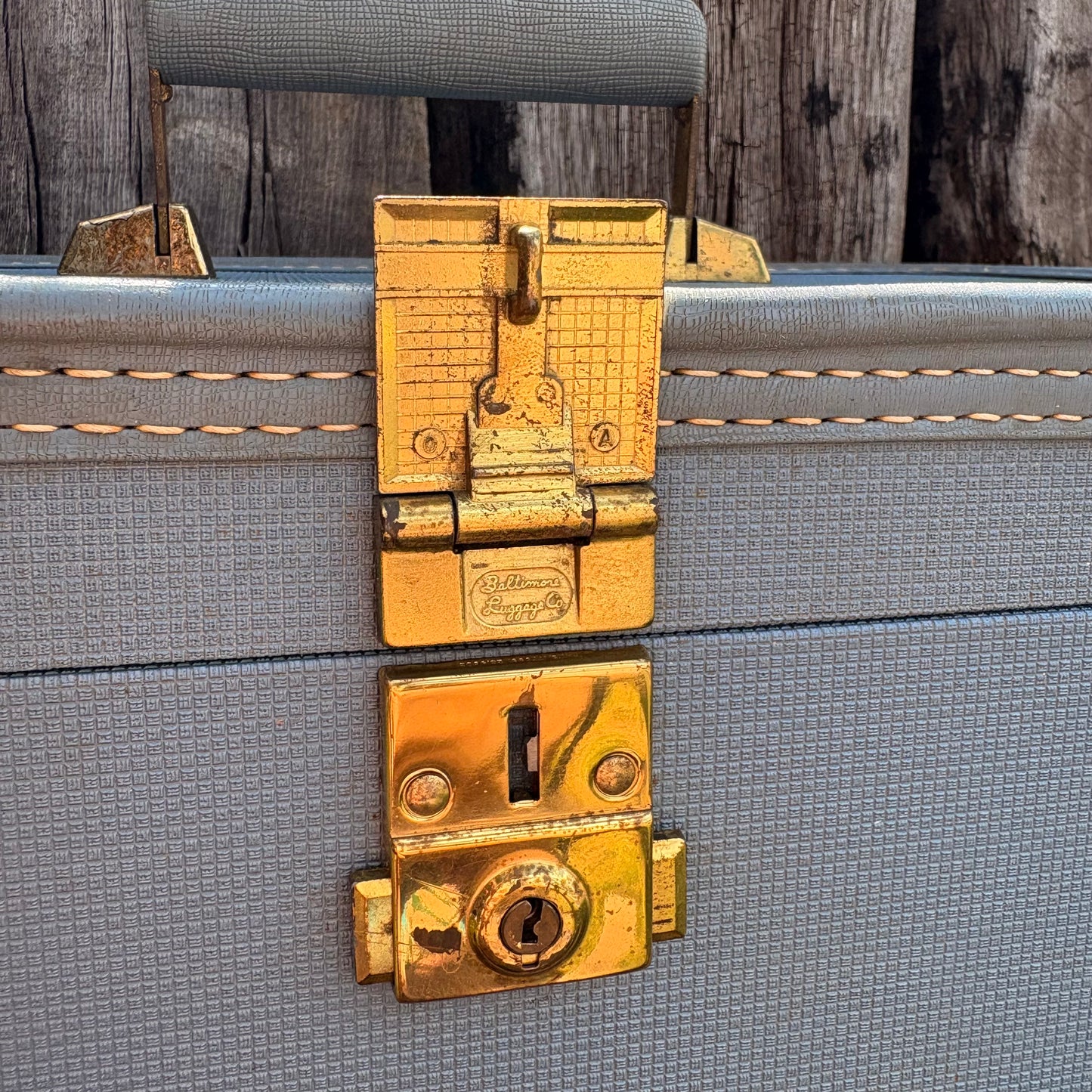 【1950s USA vintage】Baltimore Luggage Train Case
