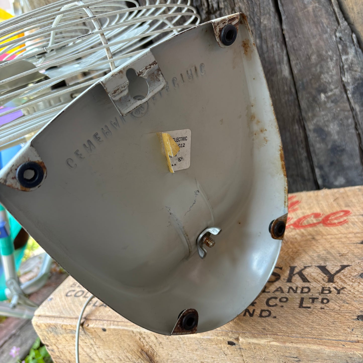 【1960s USA vintage】GENERAL ELECTRIC F12PG12 Fan
