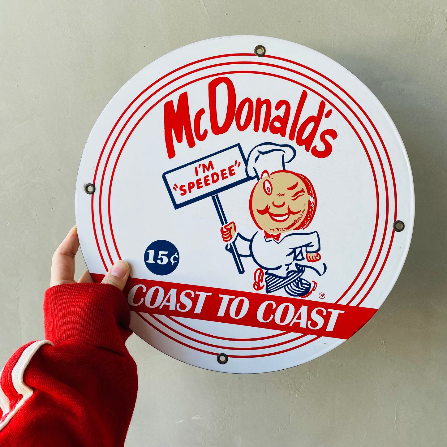 【USA】McDonald hamburger sign