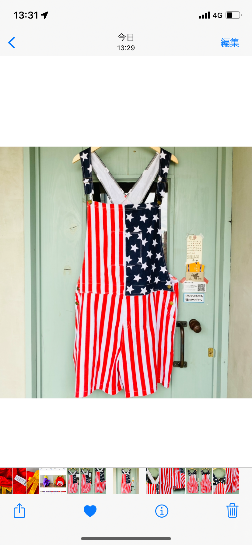 US FLAG OVERALLS