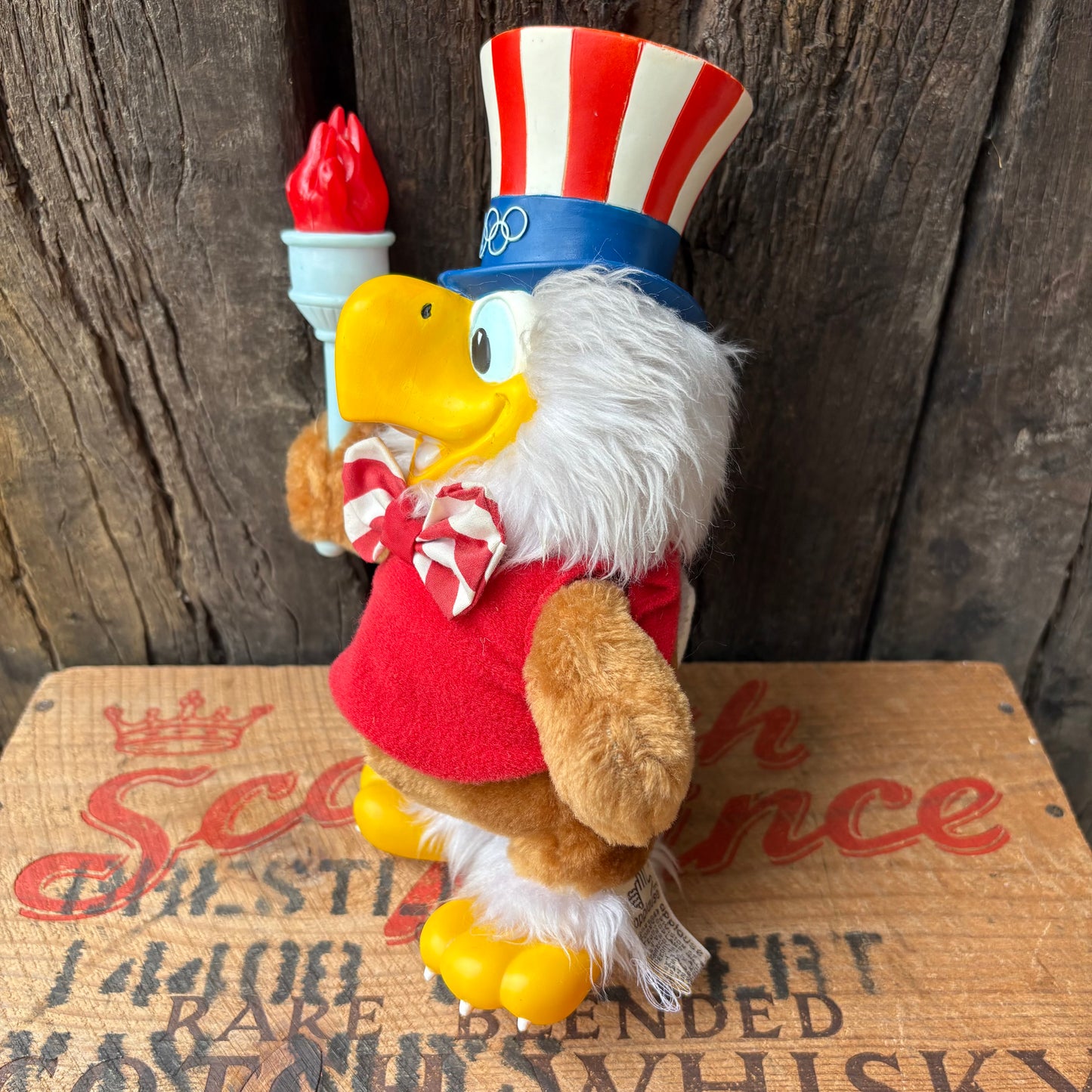 【1980s USA vintage】 LA Olympic “Eagle Sam” Plush Doll