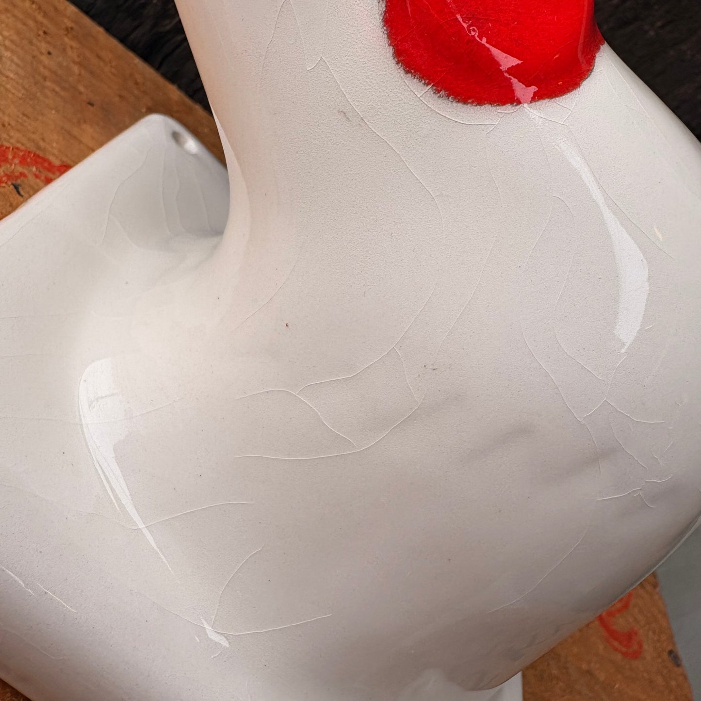 【USA Vintage】Ceramic RoosterWall Towel Holder