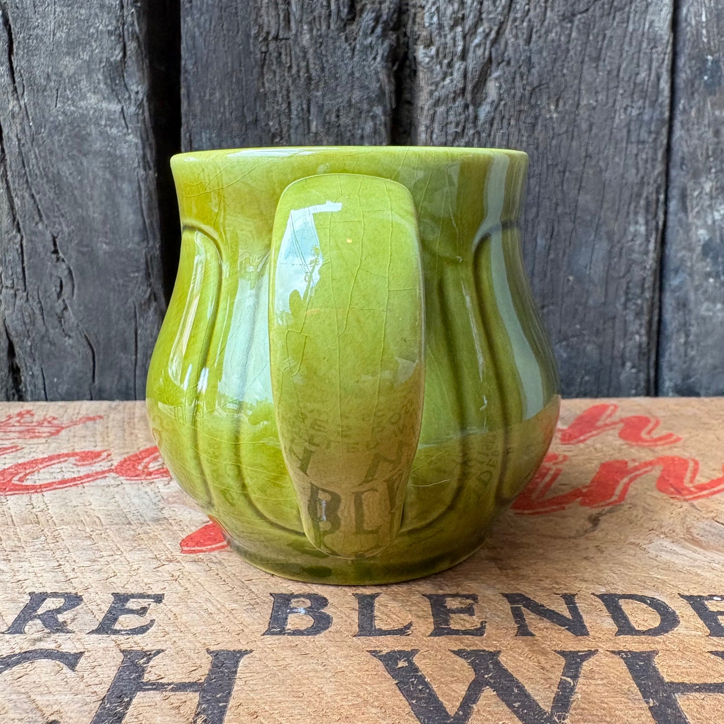 【USA vintage】Los Angeles Pottery Green Mug