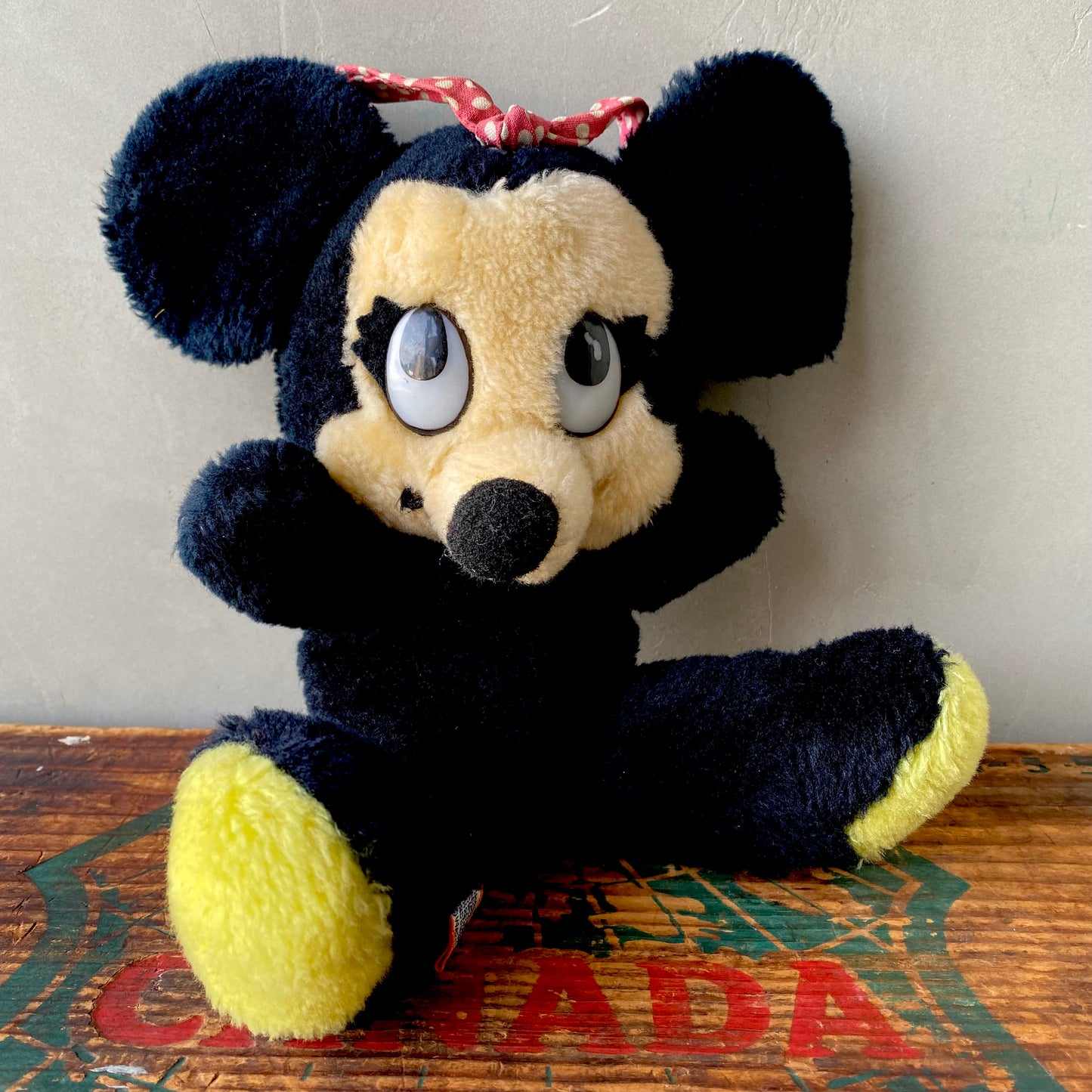 【1970s-1980s vintage】Disney Minnie Mouse ミニー マウス ぬいぐるみ