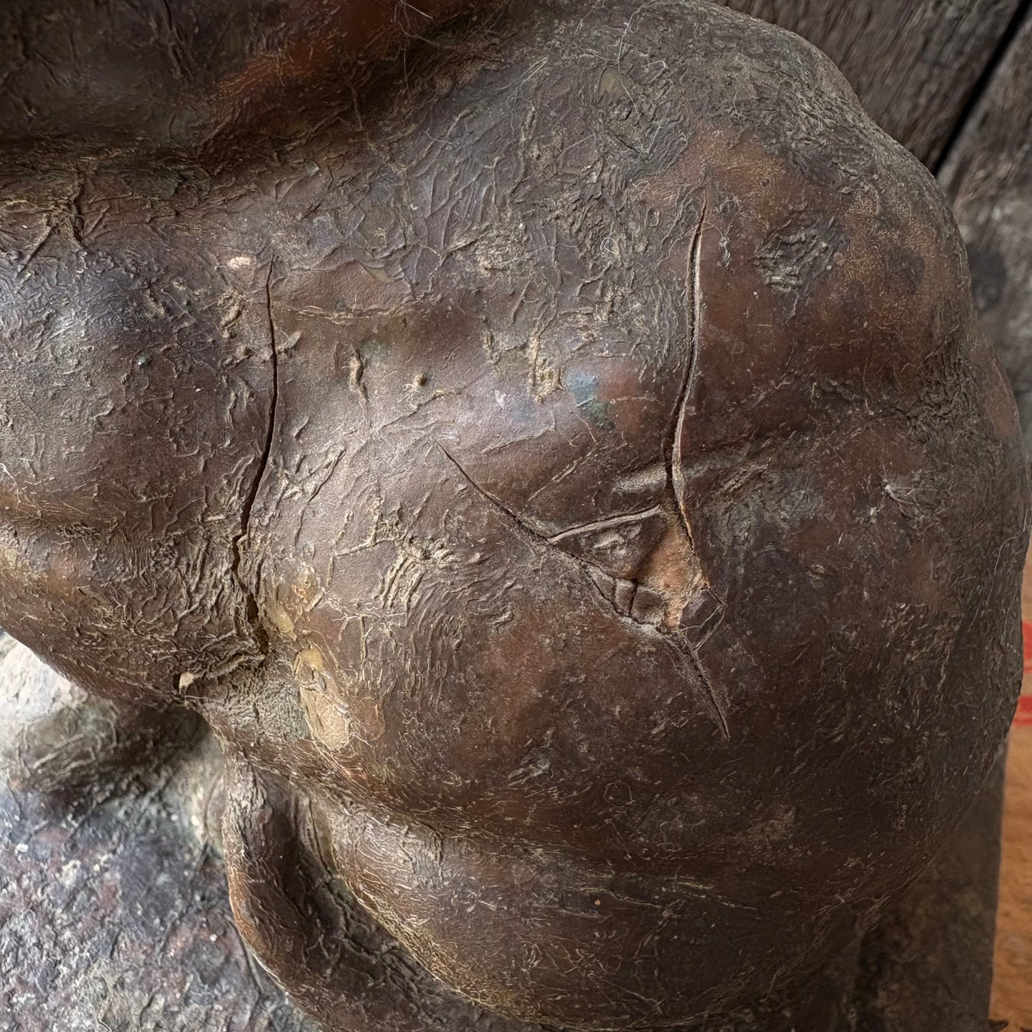 【1940s USA vintage】Chalkware Cat figure