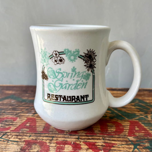 【USA vintage】Spring Garden Restaurant Mug