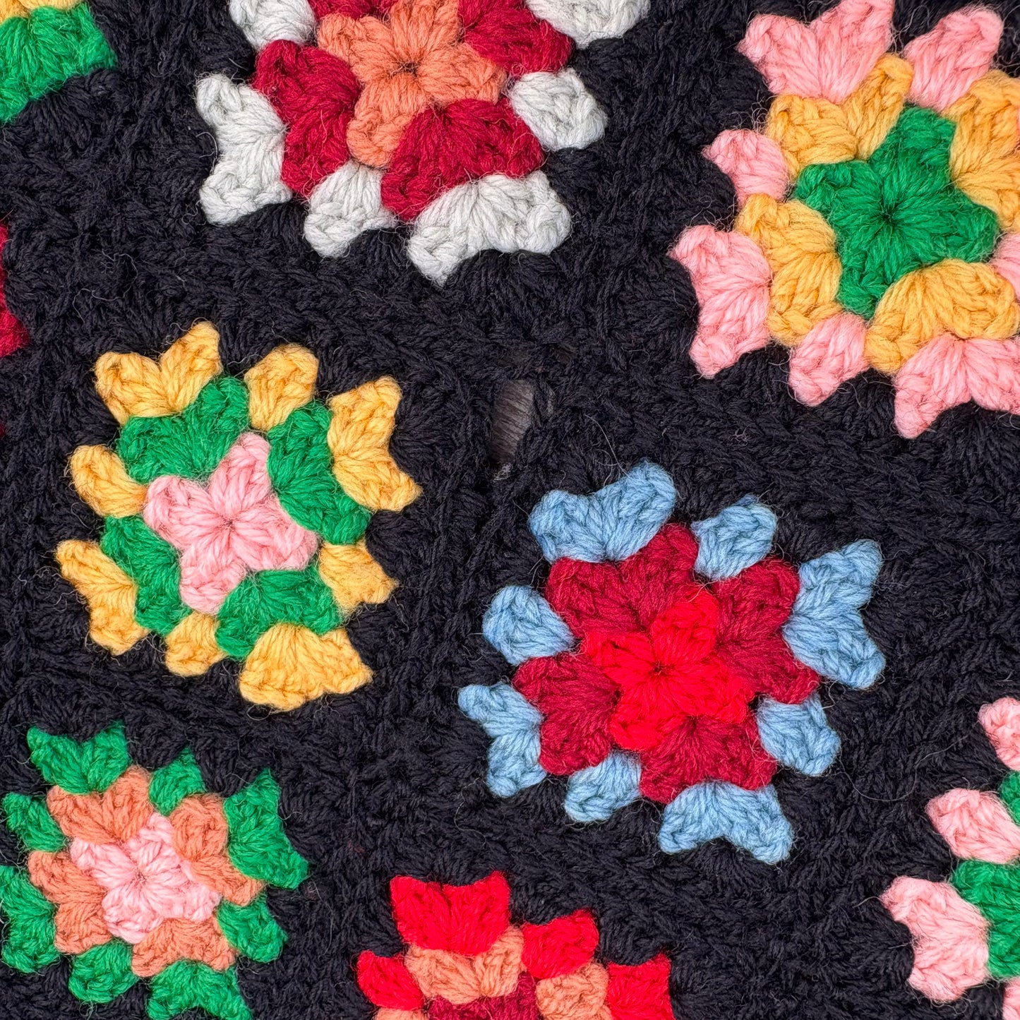 【USA vintage】Granny Square Blanket