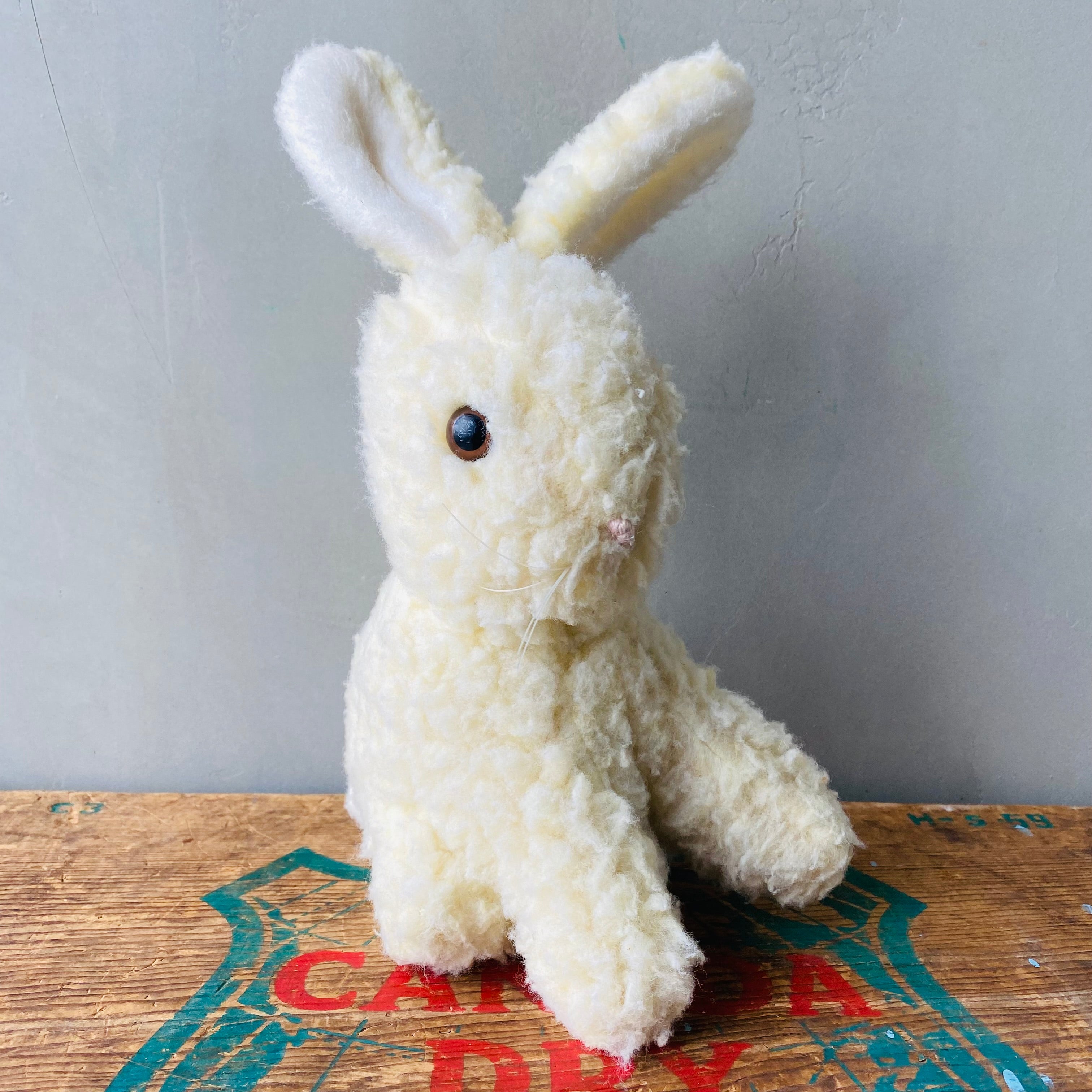 【USA vintage】Eden bunny rabbit rattle toy