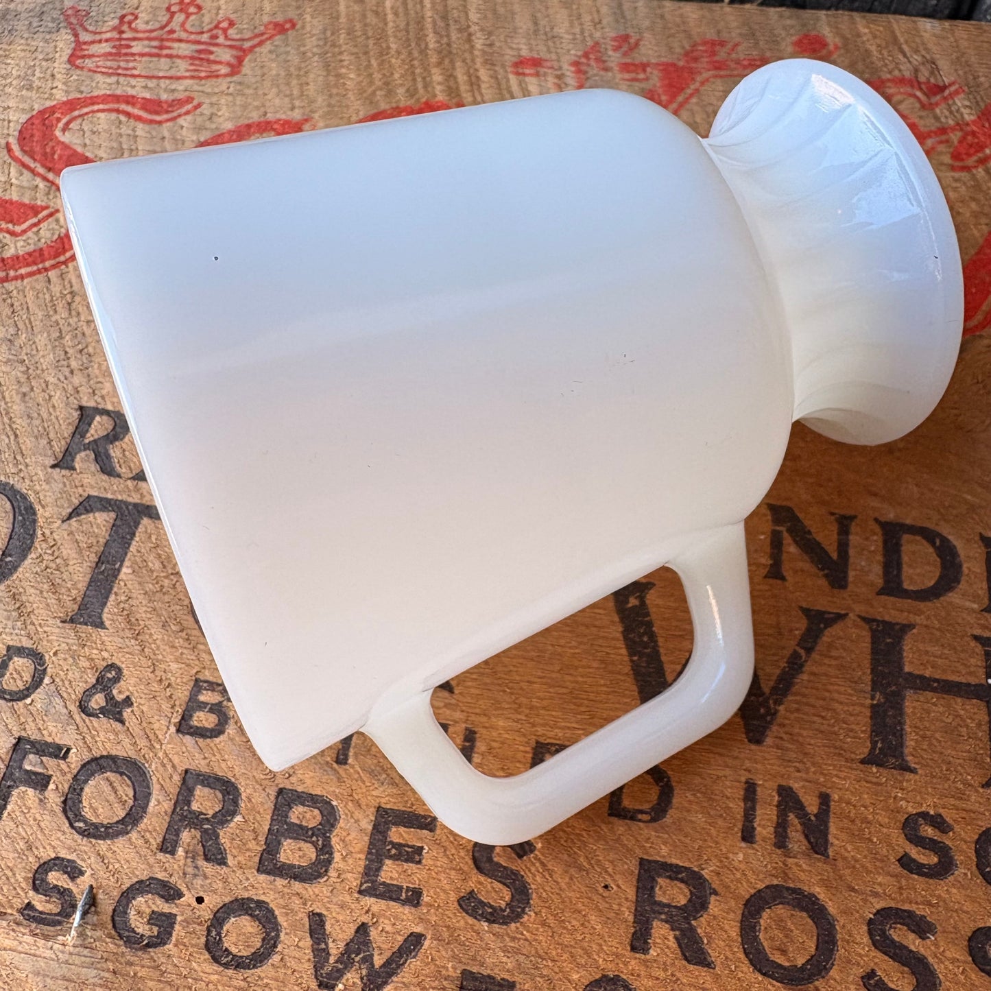 【1970s USA vintage】Fire-King Farmers Co-op Advertising Mug