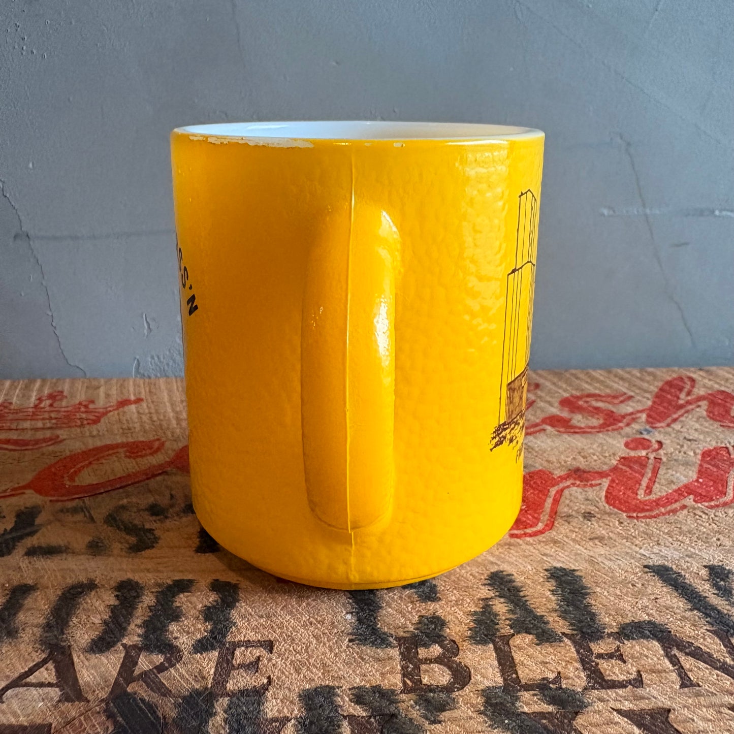【1970s USA vintage】Hazel-Atlas CO-OP advertising mug