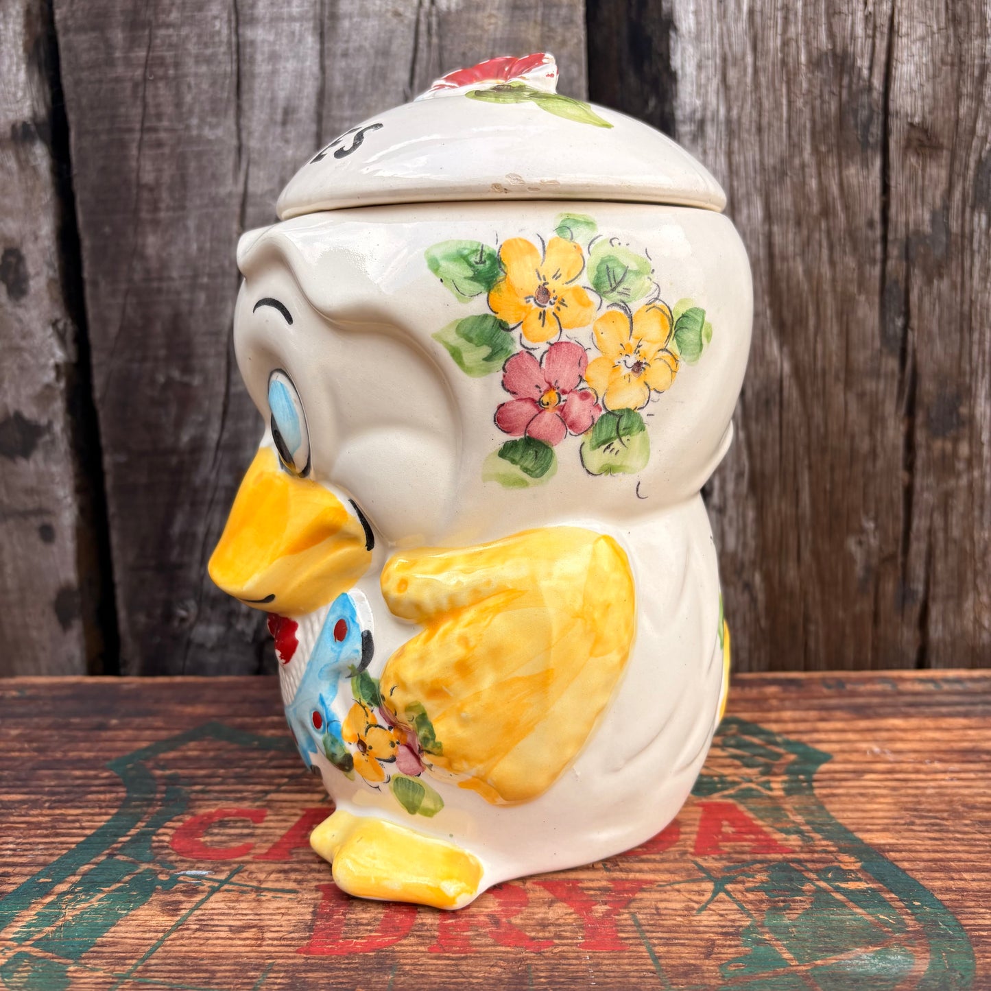 【vintage】Disney Donald Duck Cookie Jar