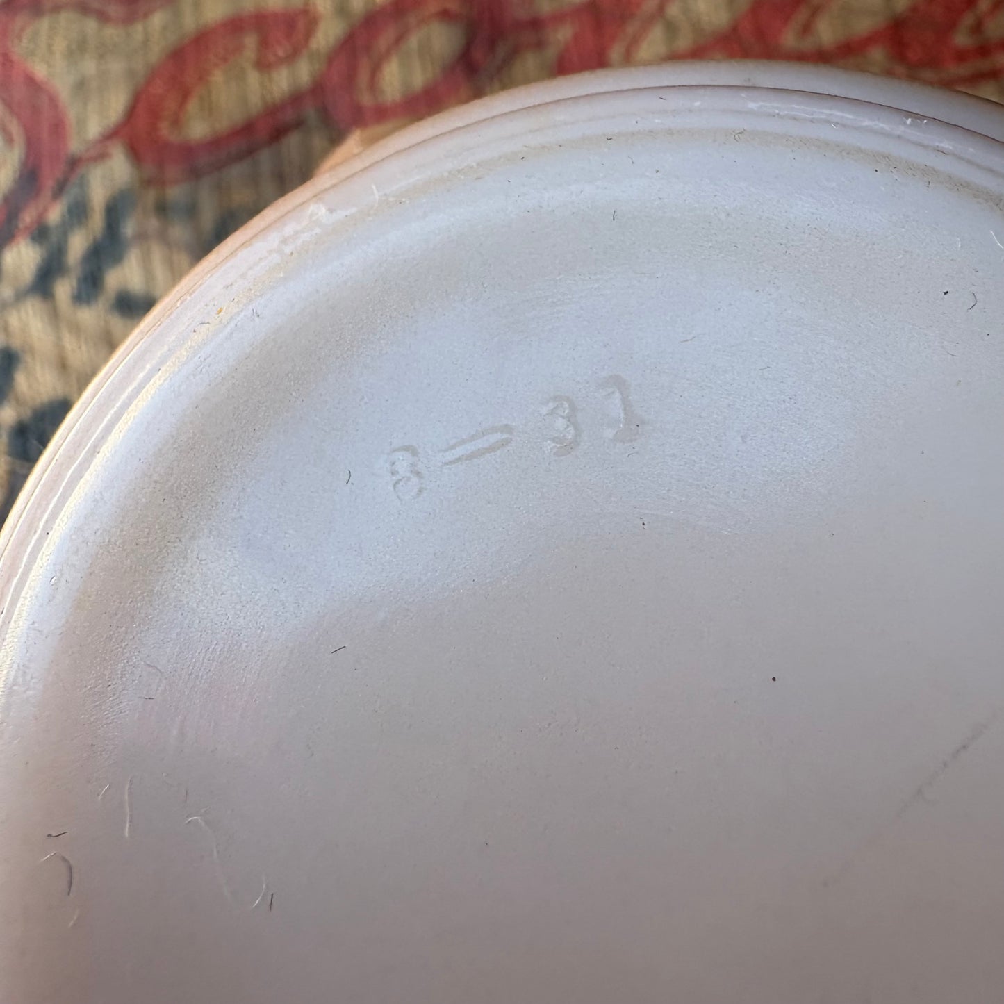 【USA vintage】HAZEL ATLAS mug cup Beige