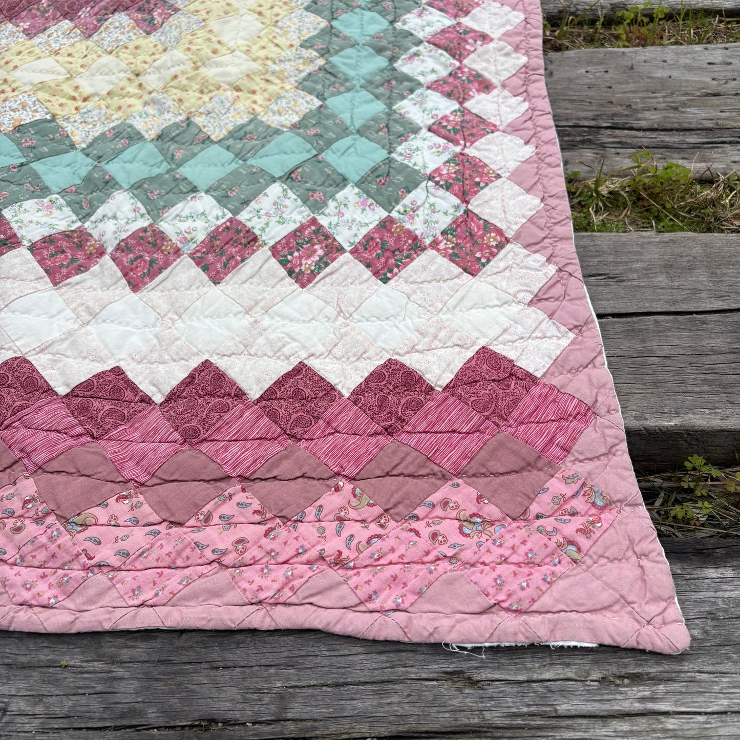 【USA antique】Patchwork Quilt