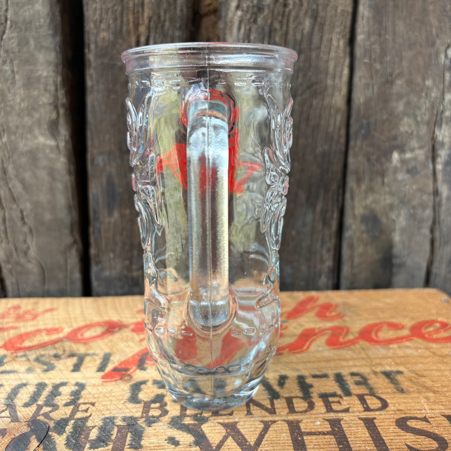 【1970s-1980s USA vintage】Texas Loosey's boots glass