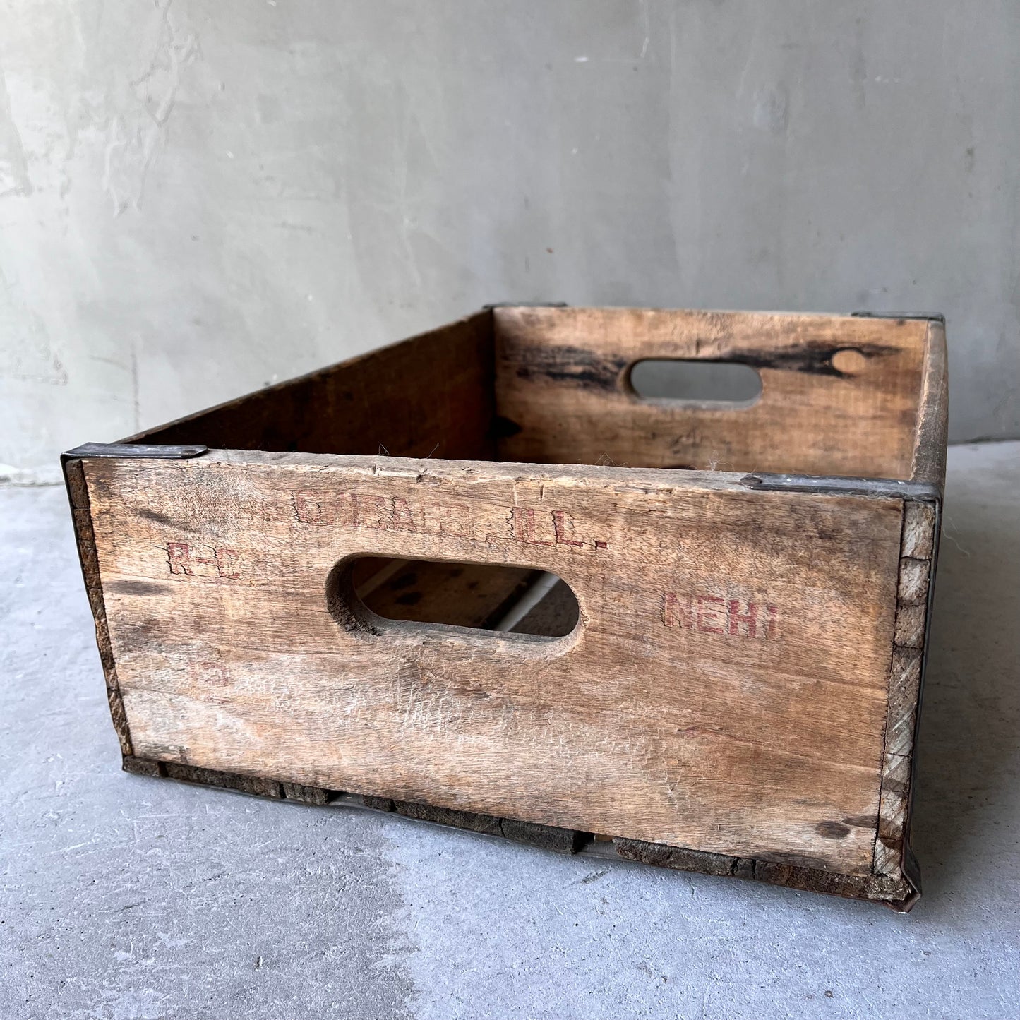 【USA vintage】ROYAL CROWN COLA Wooden Box 木箱