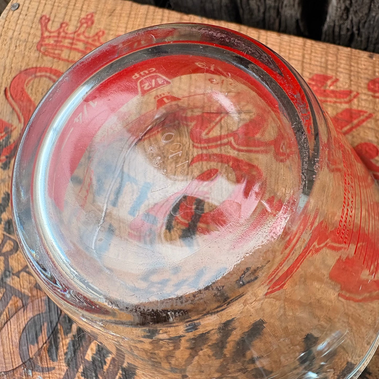 【1990s USA vintage】PYREX 1Cup Glass Measuring Cup 250ml